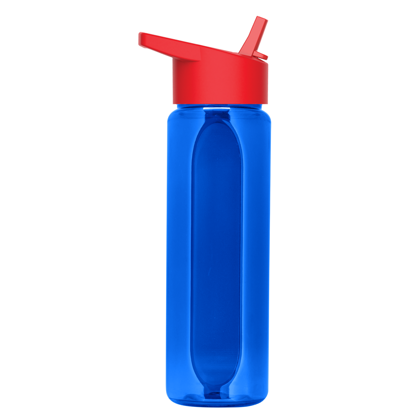 Boss Embossed RPET Bottle with Flip-Straw Lid - 26 oz.