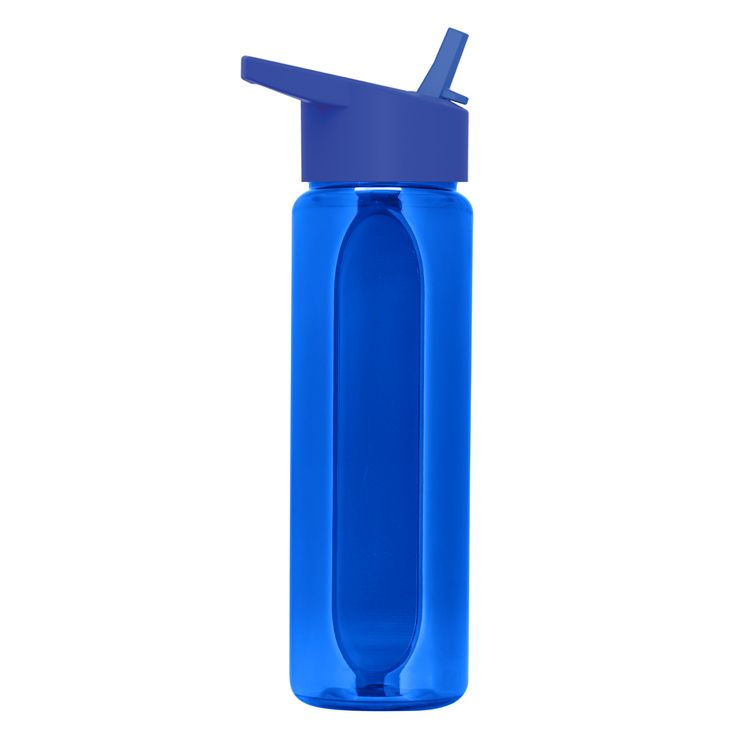 Boss Embossed RPET Bottle with Flip-Straw Lid - 26 oz.