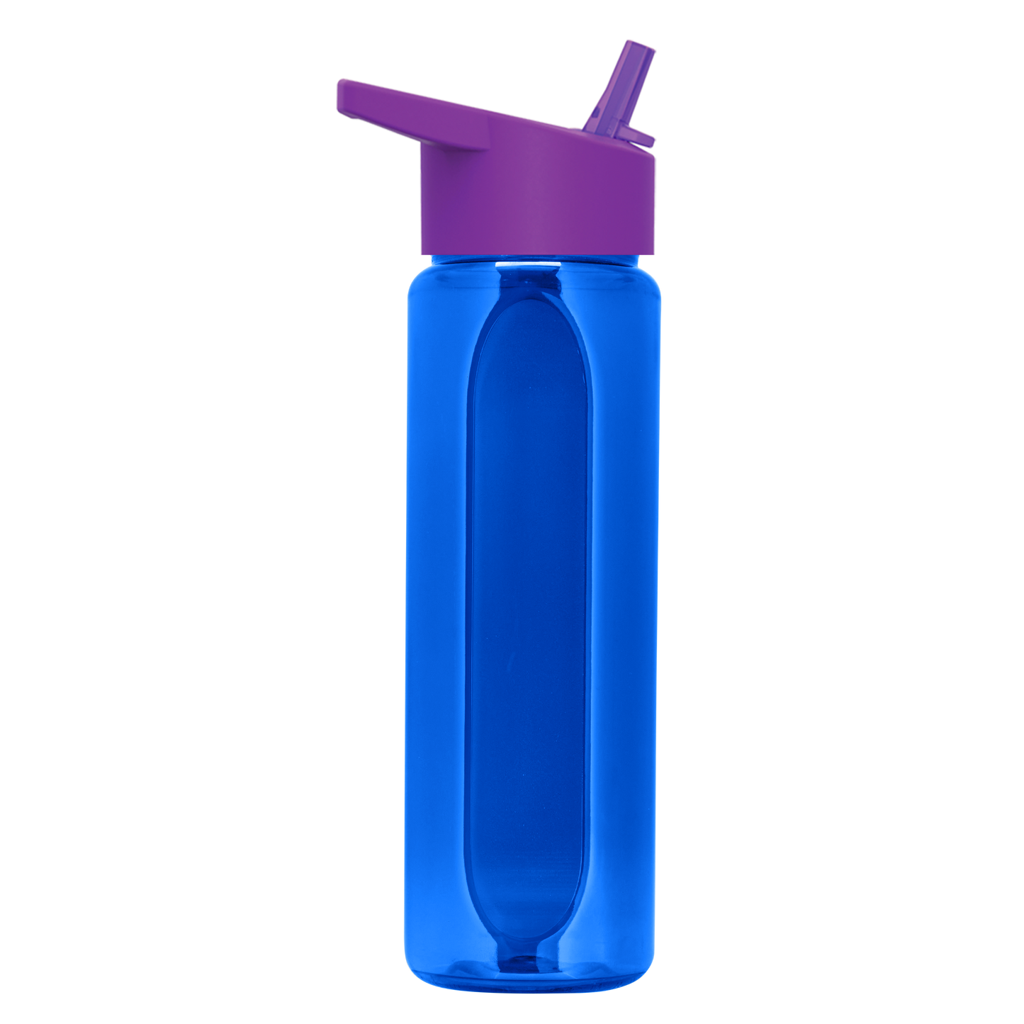 Boss Embossed RPET Bottle with Flip-Straw Lid - 26 oz.