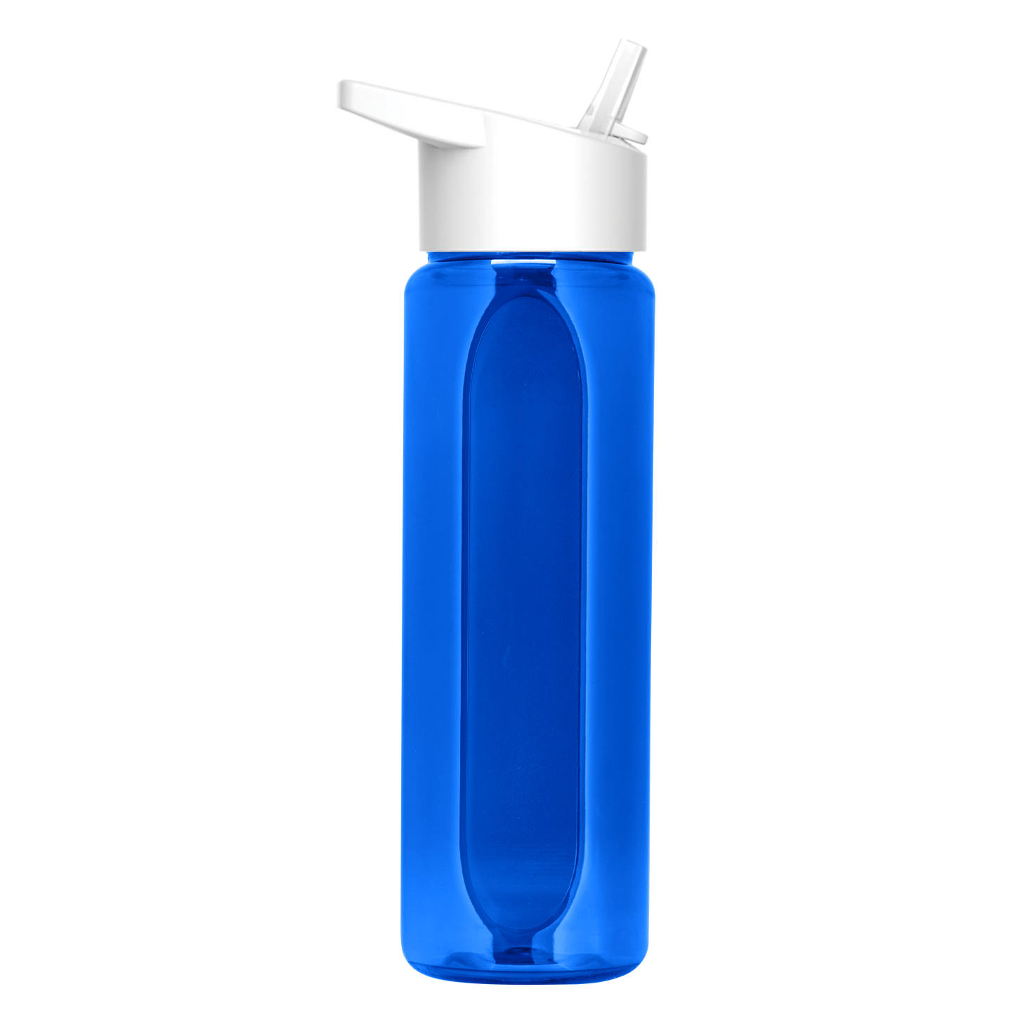 Boss Embossed RPET Bottle with Flip-Straw Lid - 26 oz.