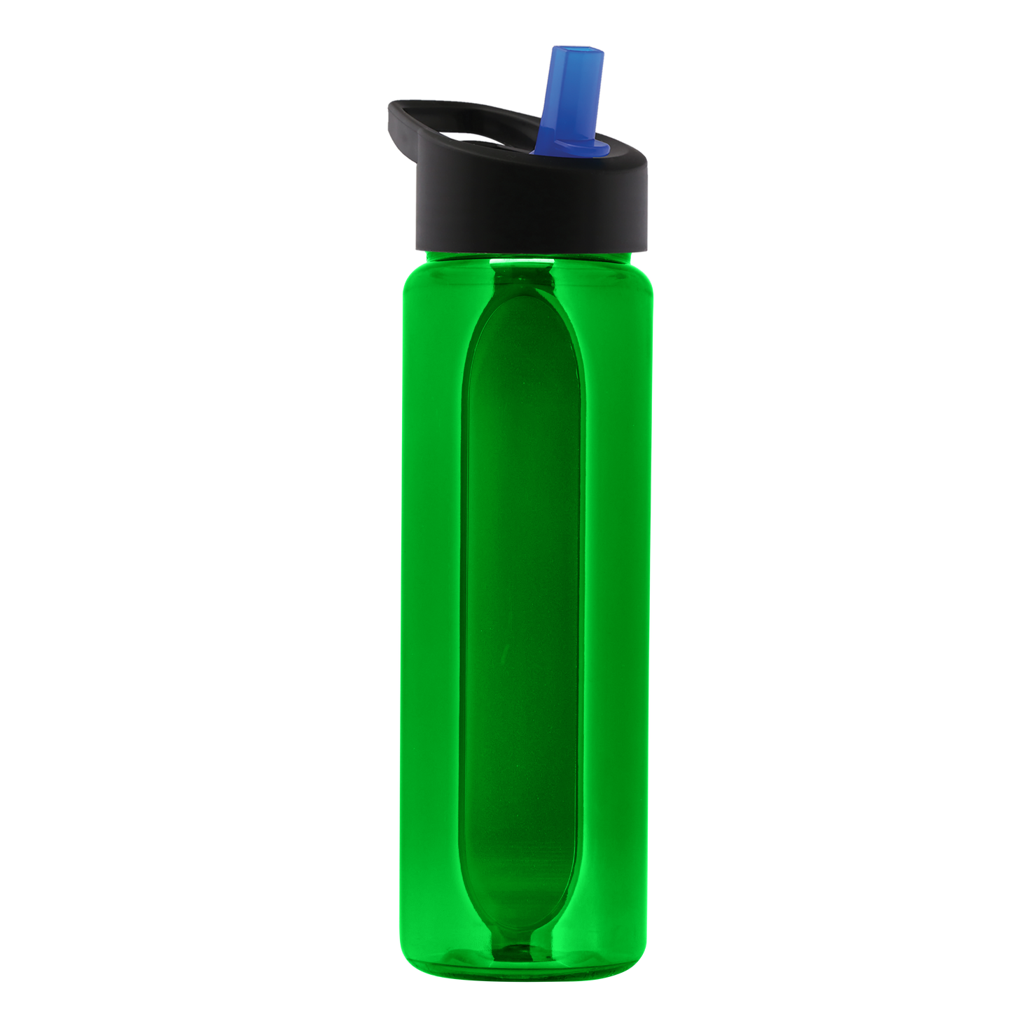 Boss Embossed RPET Bottle with Flip-Straw Lid - 26 oz.