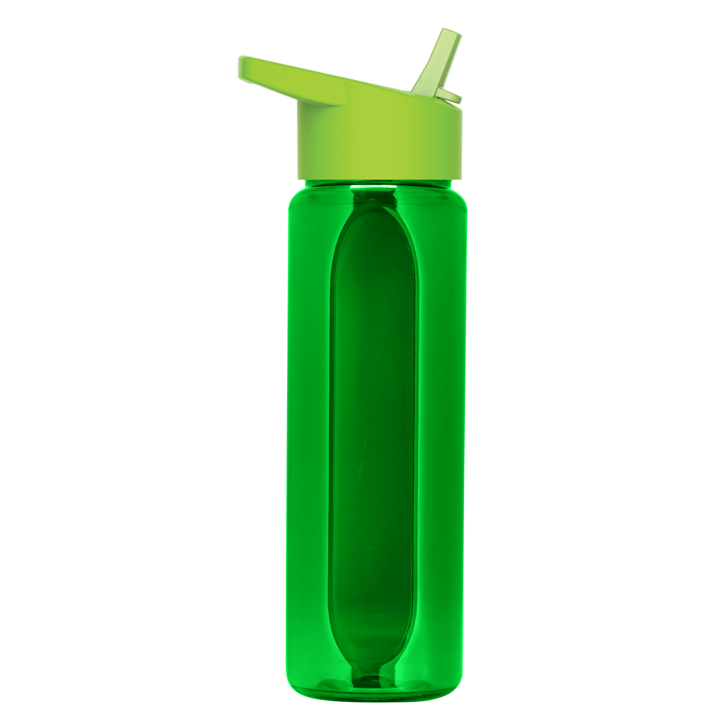 Boss Embossed RPET Bottle with Flip-Straw Lid - 26 oz.