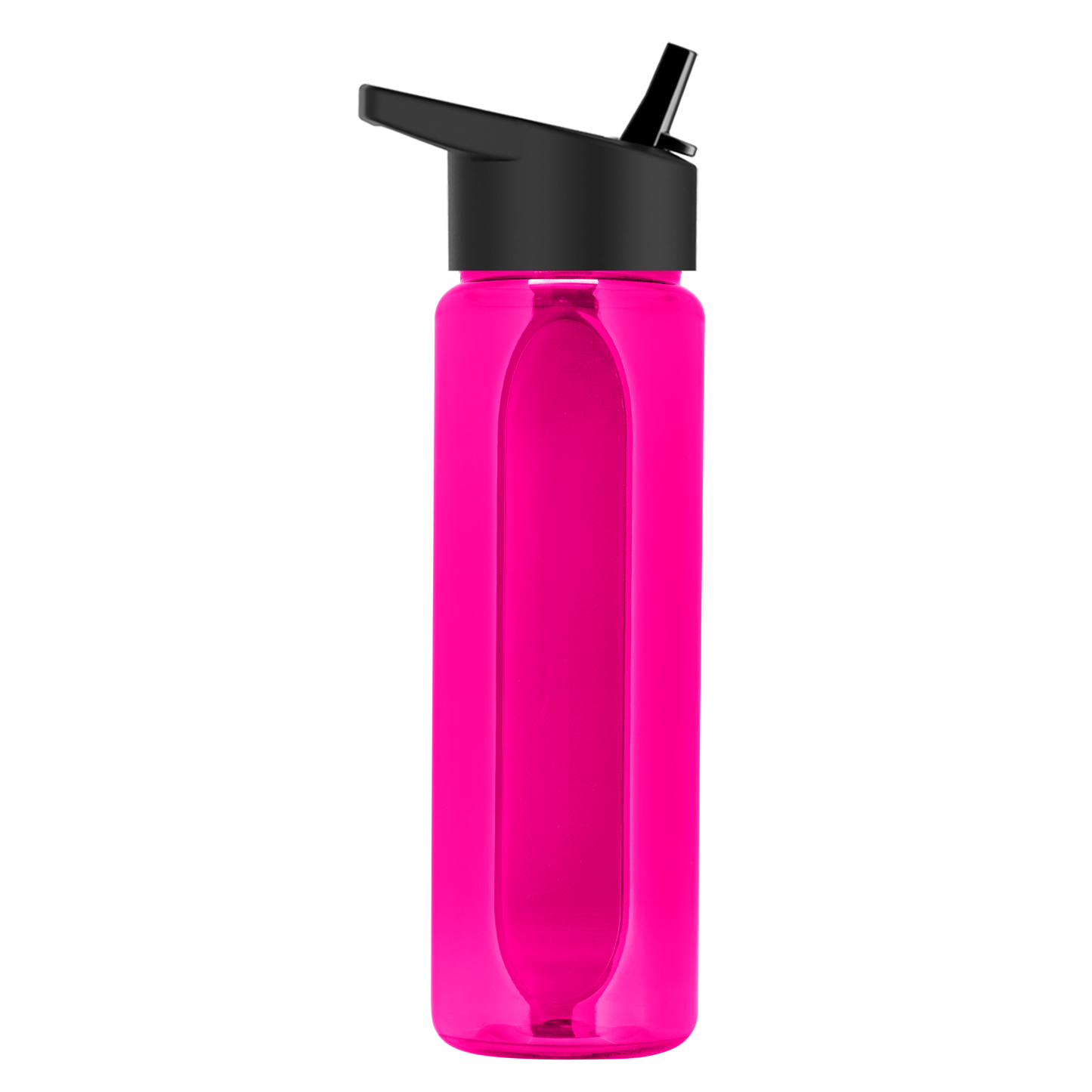 Boss Embossed RPET Bottle with Flip-Straw Lid - 26 oz.