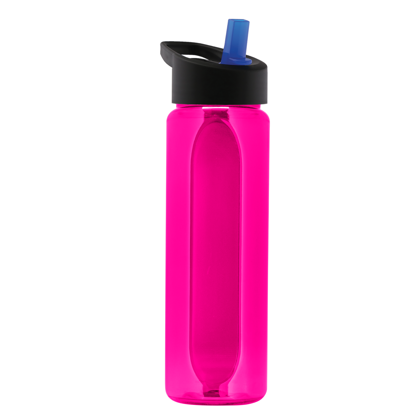 Boss Embossed RPET Bottle with Flip-Straw Lid - 26 oz.