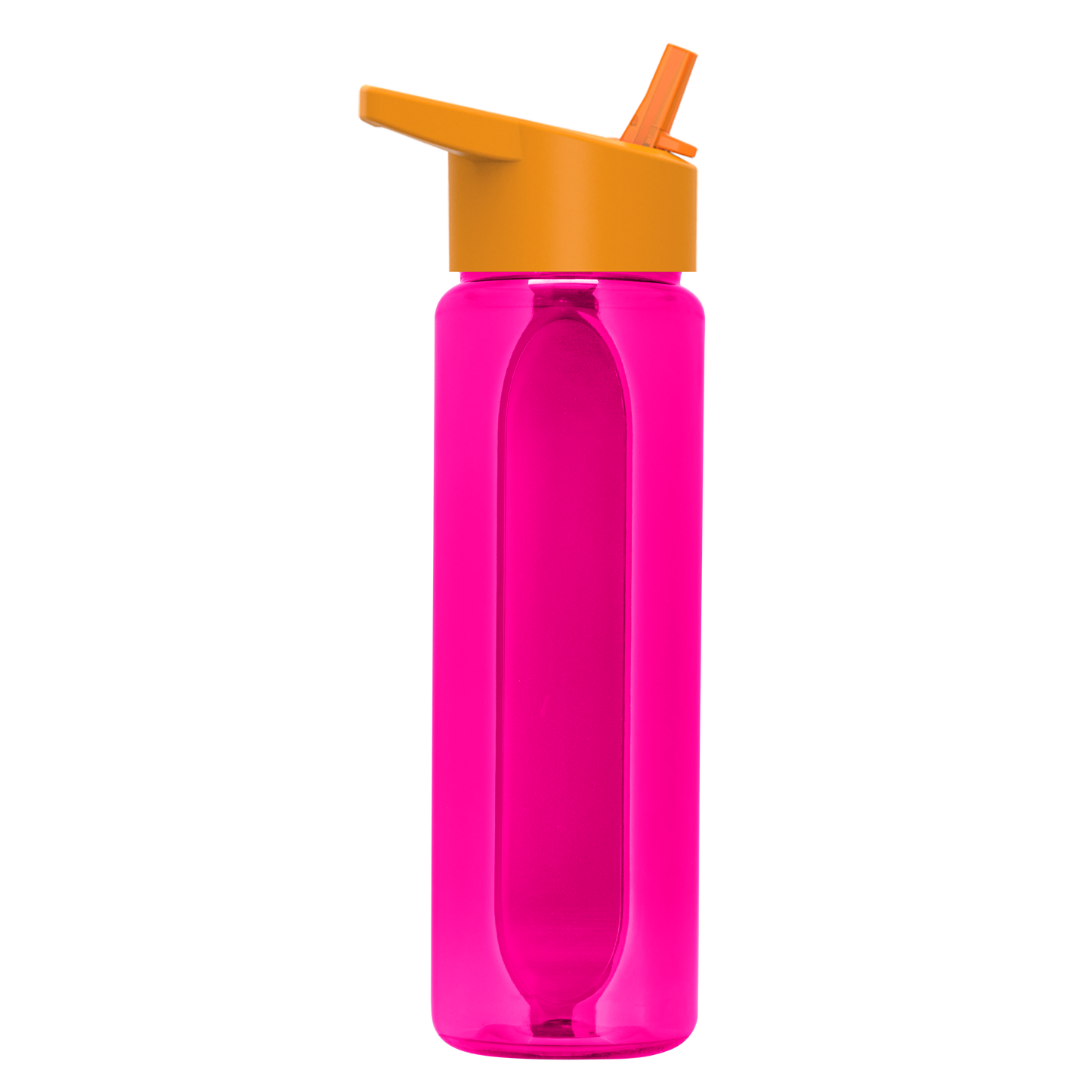 Boss Embossed RPET Bottle with Flip-Straw Lid - 26 oz.