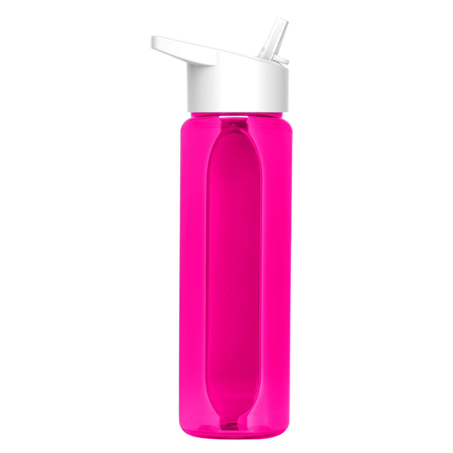 Boss Embossed RPET Bottle with Flip-Straw Lid - 26 oz.