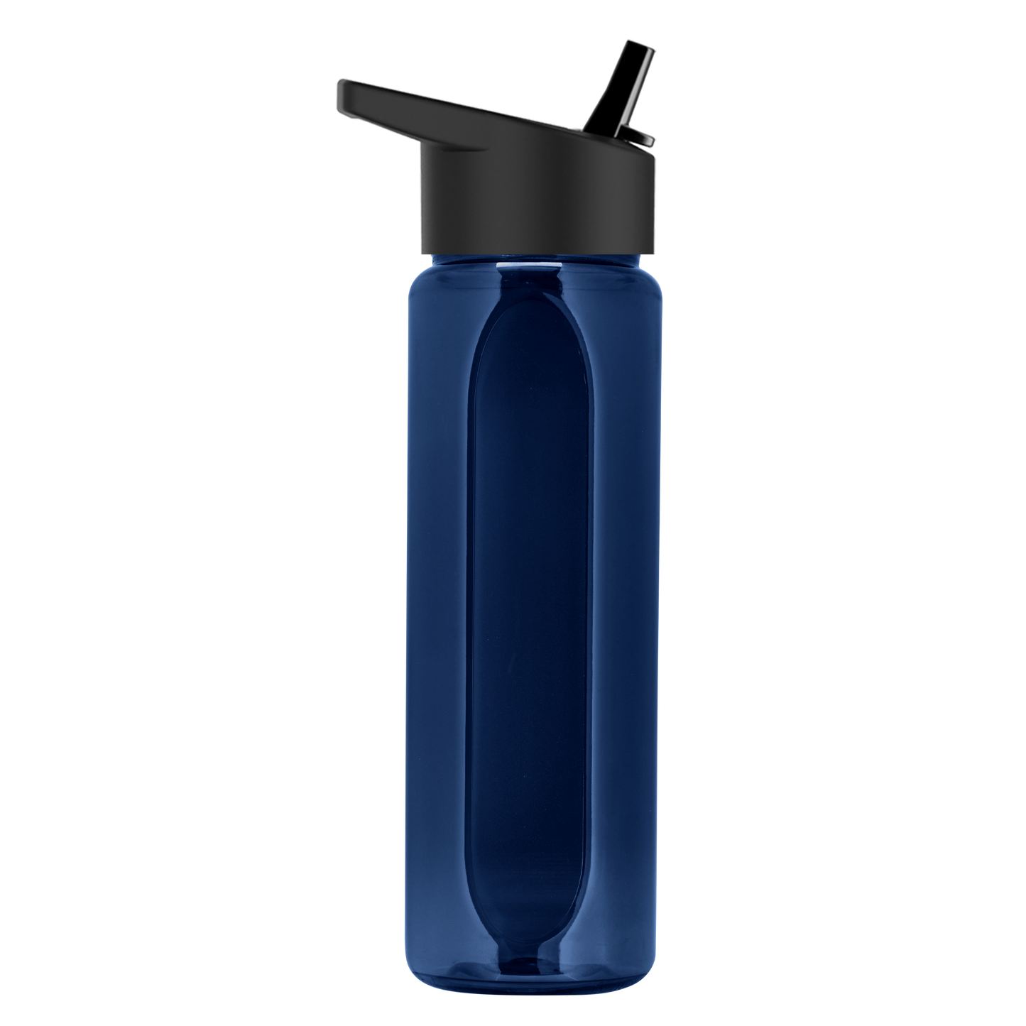 Boss Embossed RPET Bottle with Flip-Straw Lid - 26 oz.