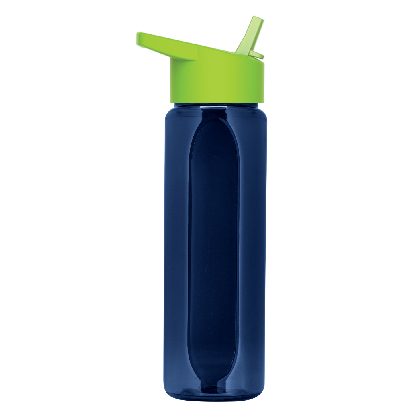 Boss Embossed RPET Bottle with Flip-Straw Lid - 26 oz.