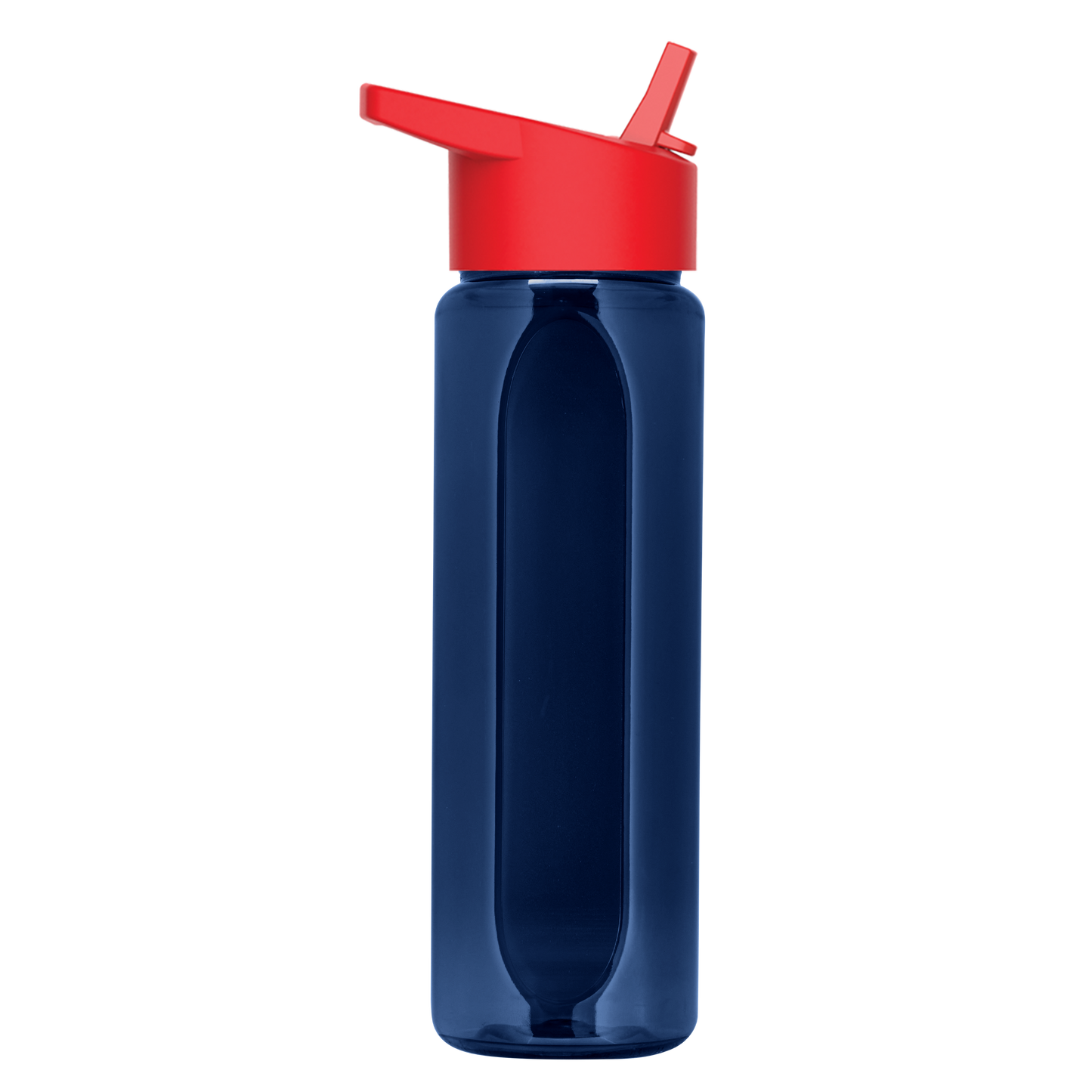 Boss Embossed RPET Bottle with Flip-Straw Lid - 26 oz.