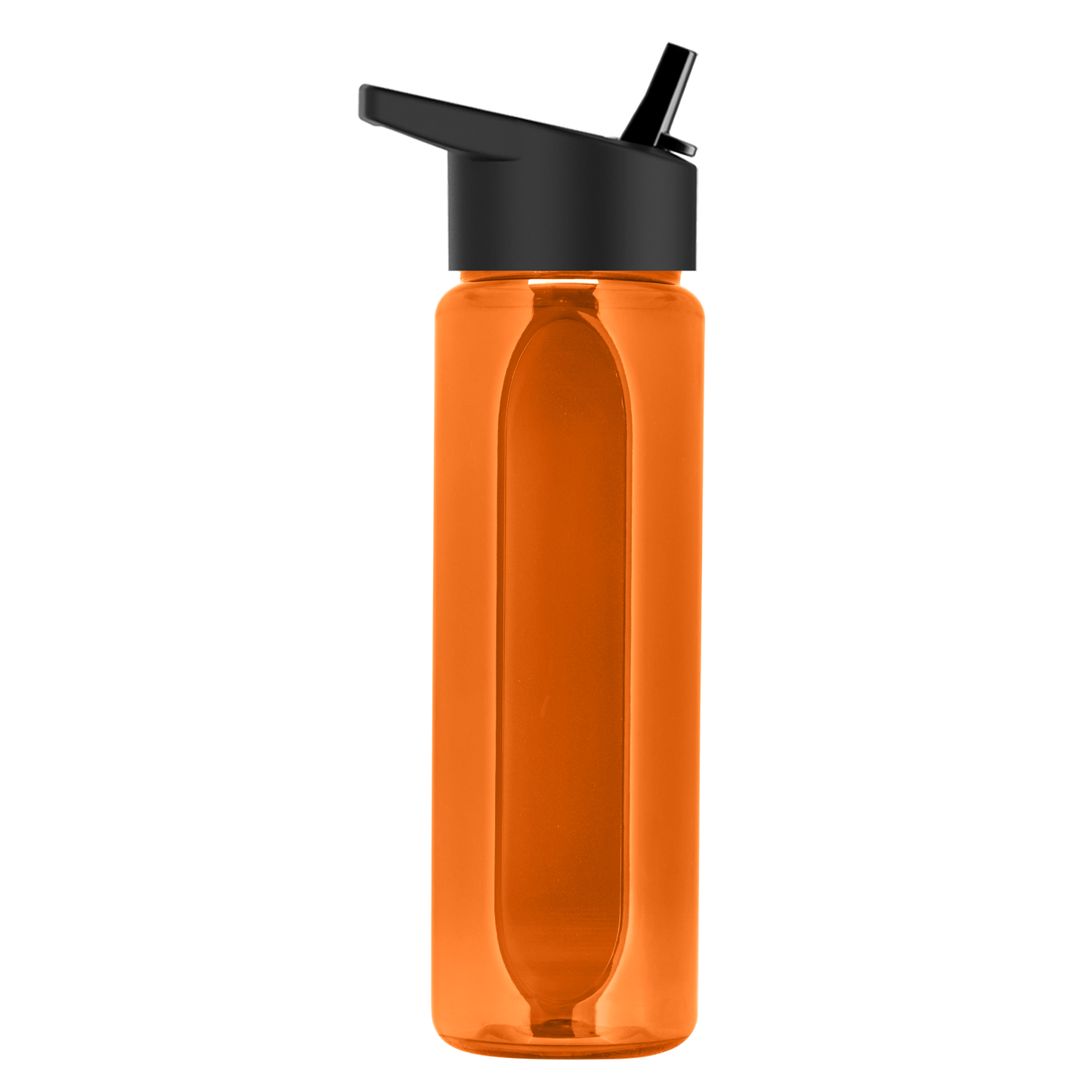 Boss Embossed RPET Bottle with Flip-Straw Lid - 26 oz.