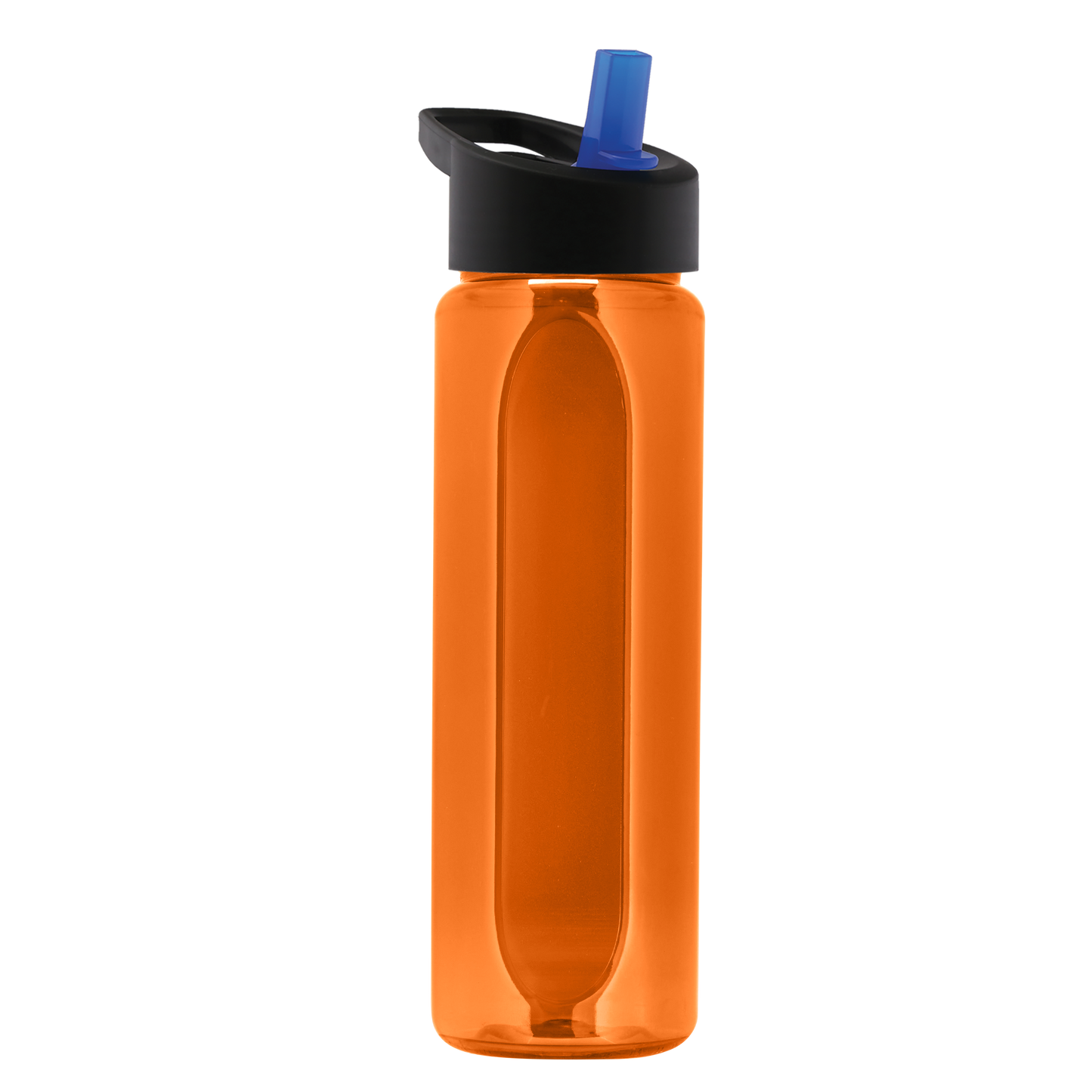 Boss Embossed RPET Bottle with Flip-Straw Lid - 26 oz.