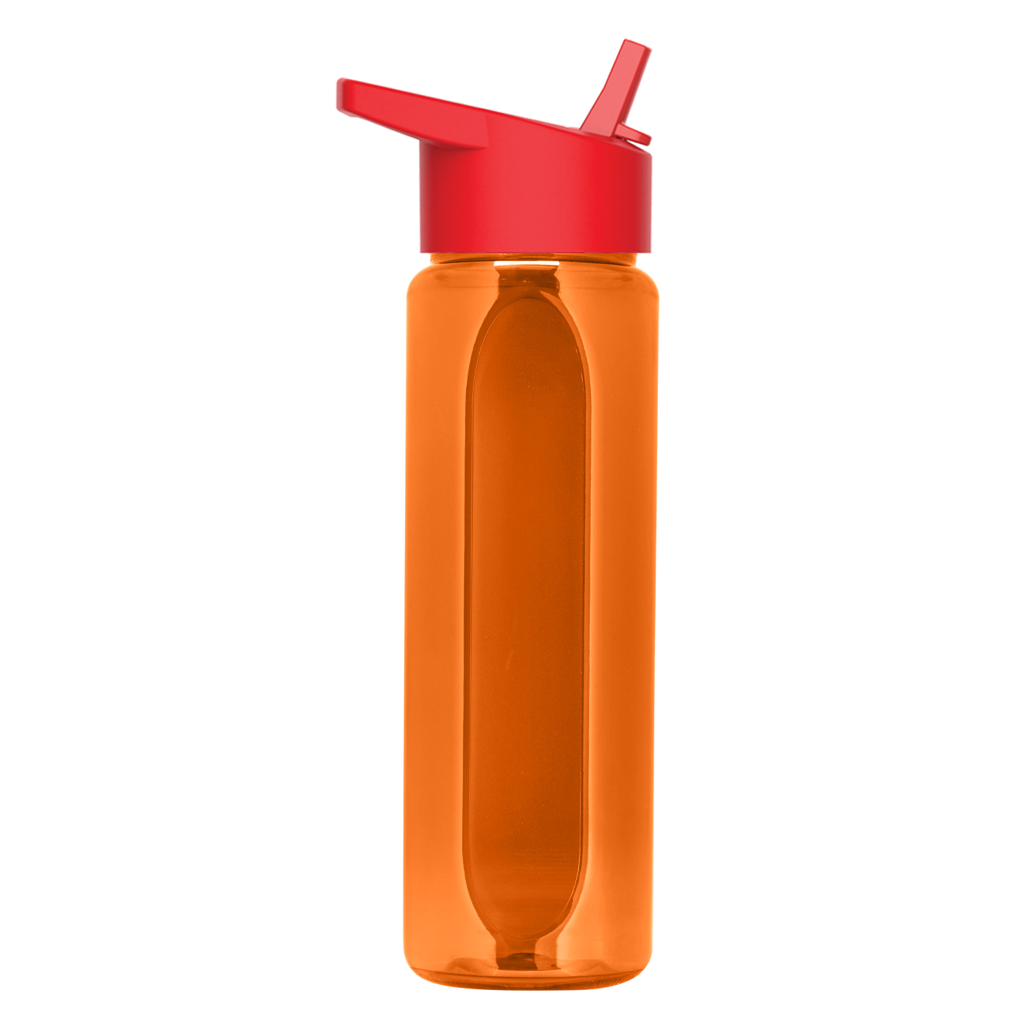 Boss Embossed RPET Bottle with Flip-Straw Lid - 26 oz.