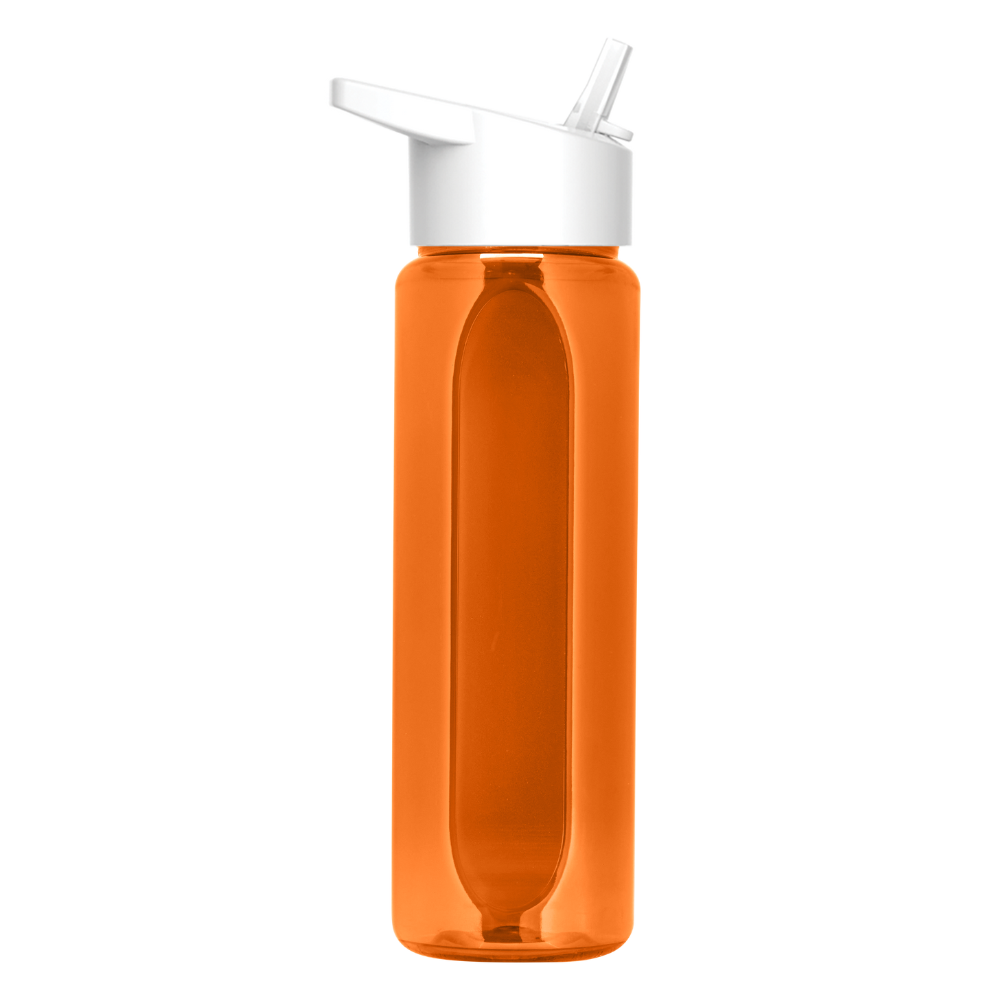 Boss Embossed RPET Bottle with Flip-Straw Lid - 26 oz.