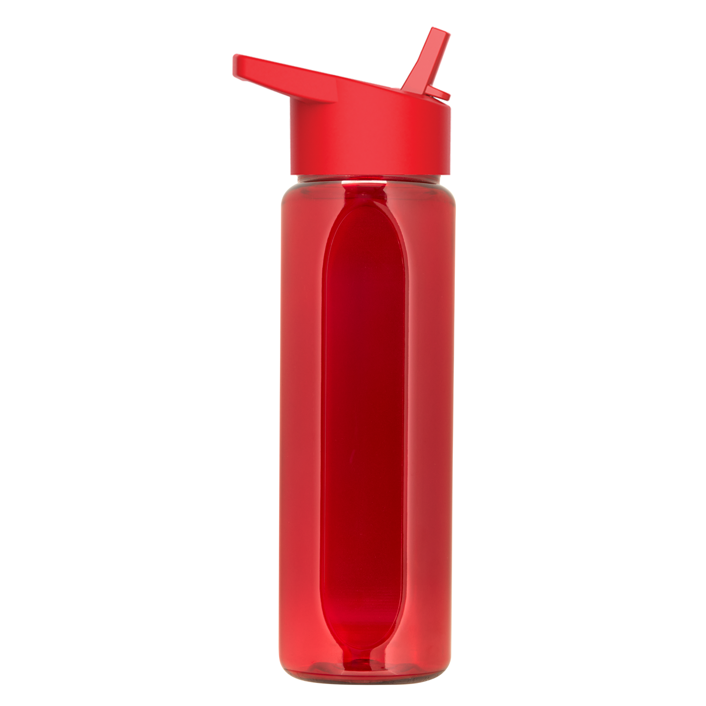 Boss Embossed RPET Bottle with Flip-Straw Lid - 26 oz.