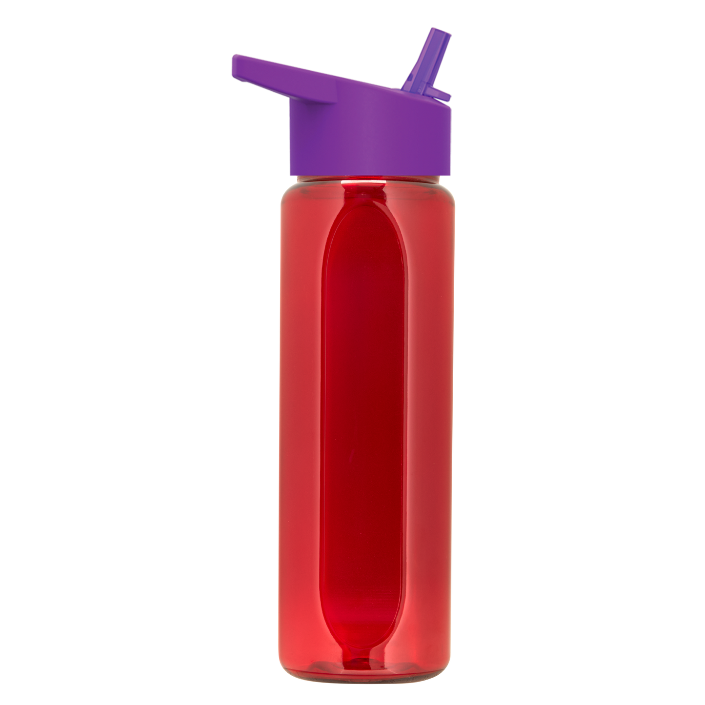 Boss Embossed RPET Bottle with Flip-Straw Lid - 26 oz.