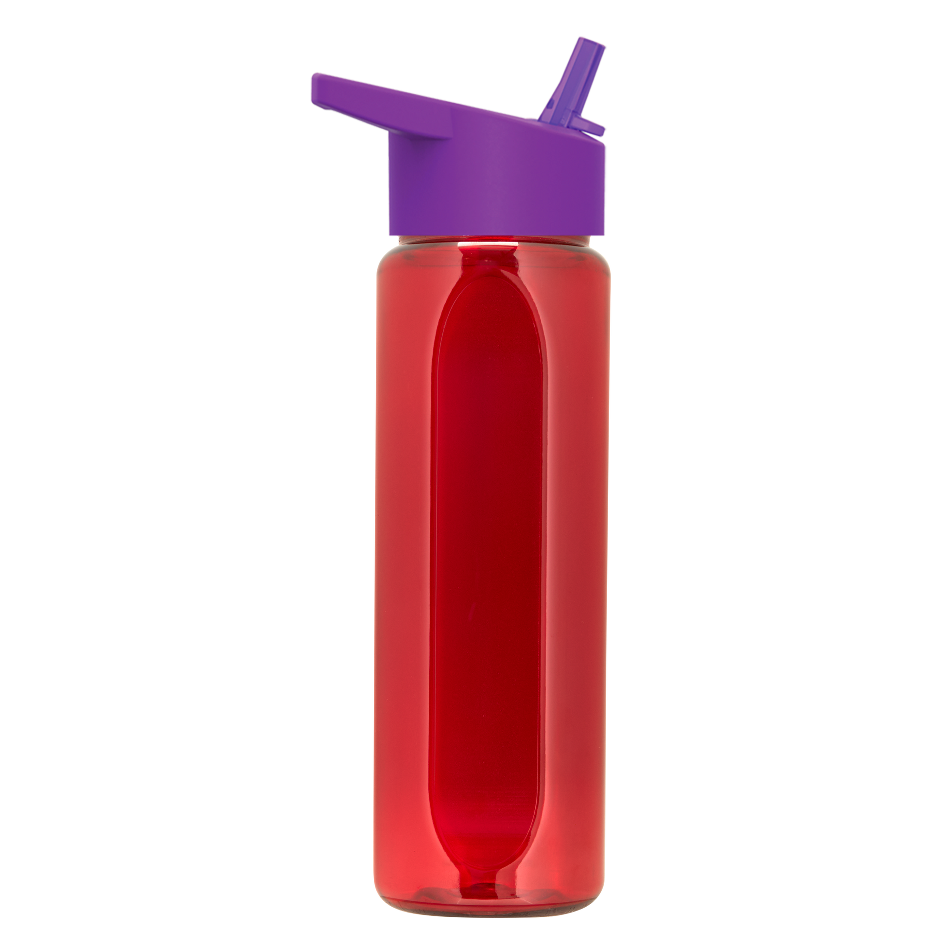 Boss Embossed RPET Bottle with Flip-Straw Lid - 26 oz.