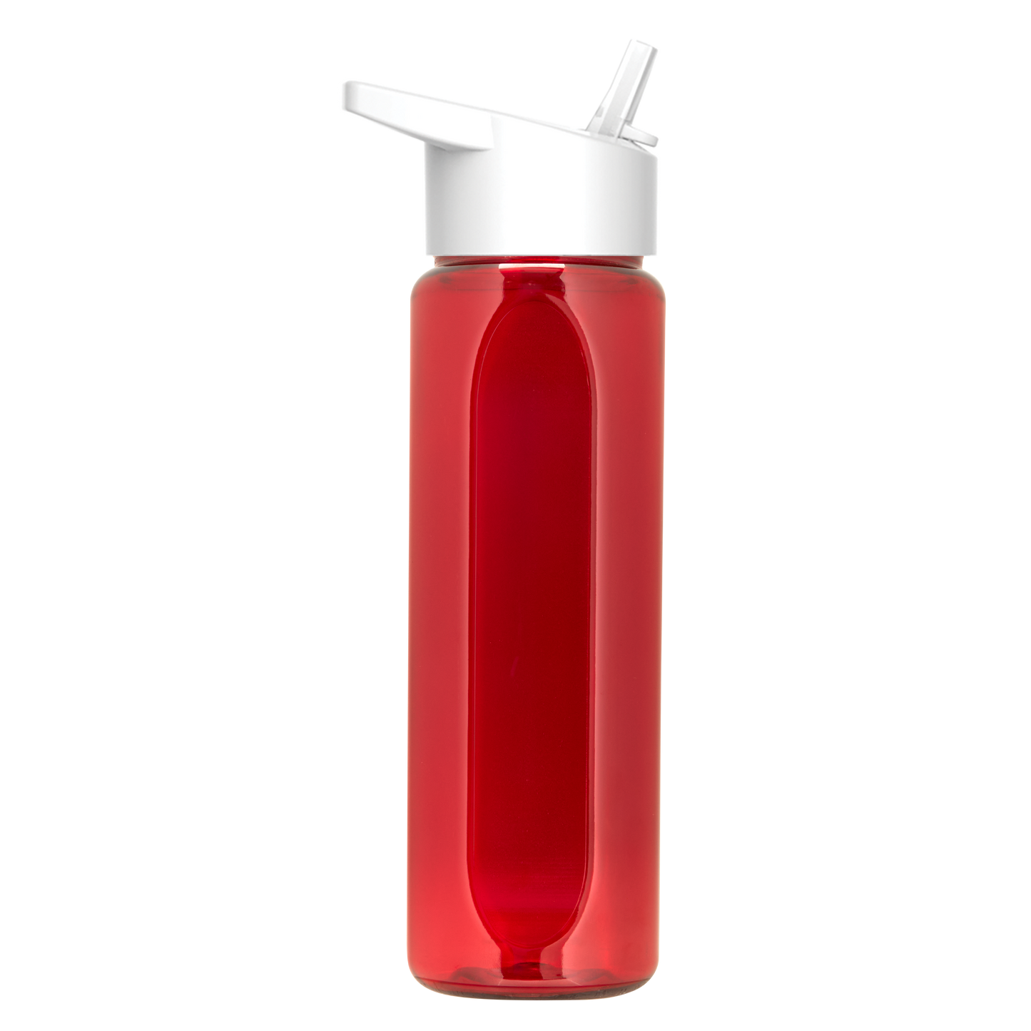 Boss Embossed RPET Bottle with Flip-Straw Lid - 26 oz.