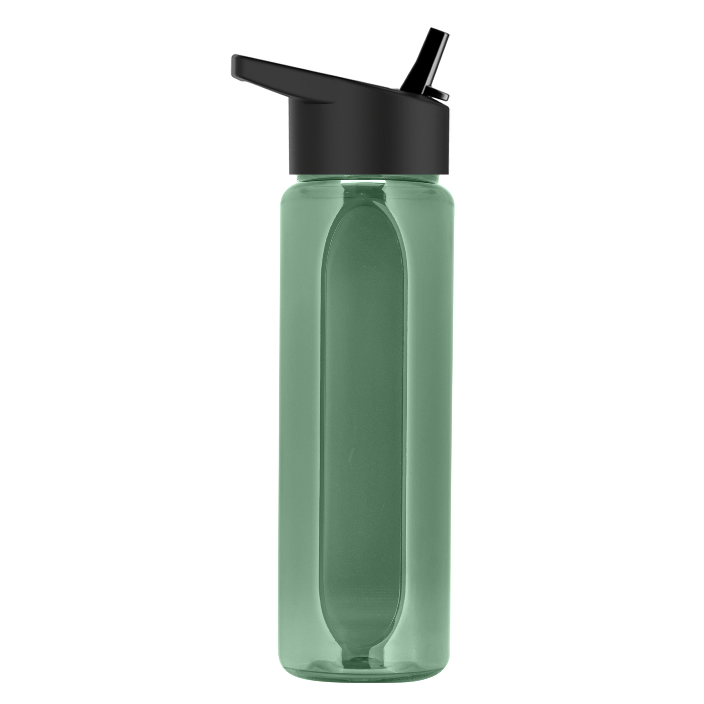 Boss Embossed RPET Bottle with Flip-Straw Lid - 26 oz.