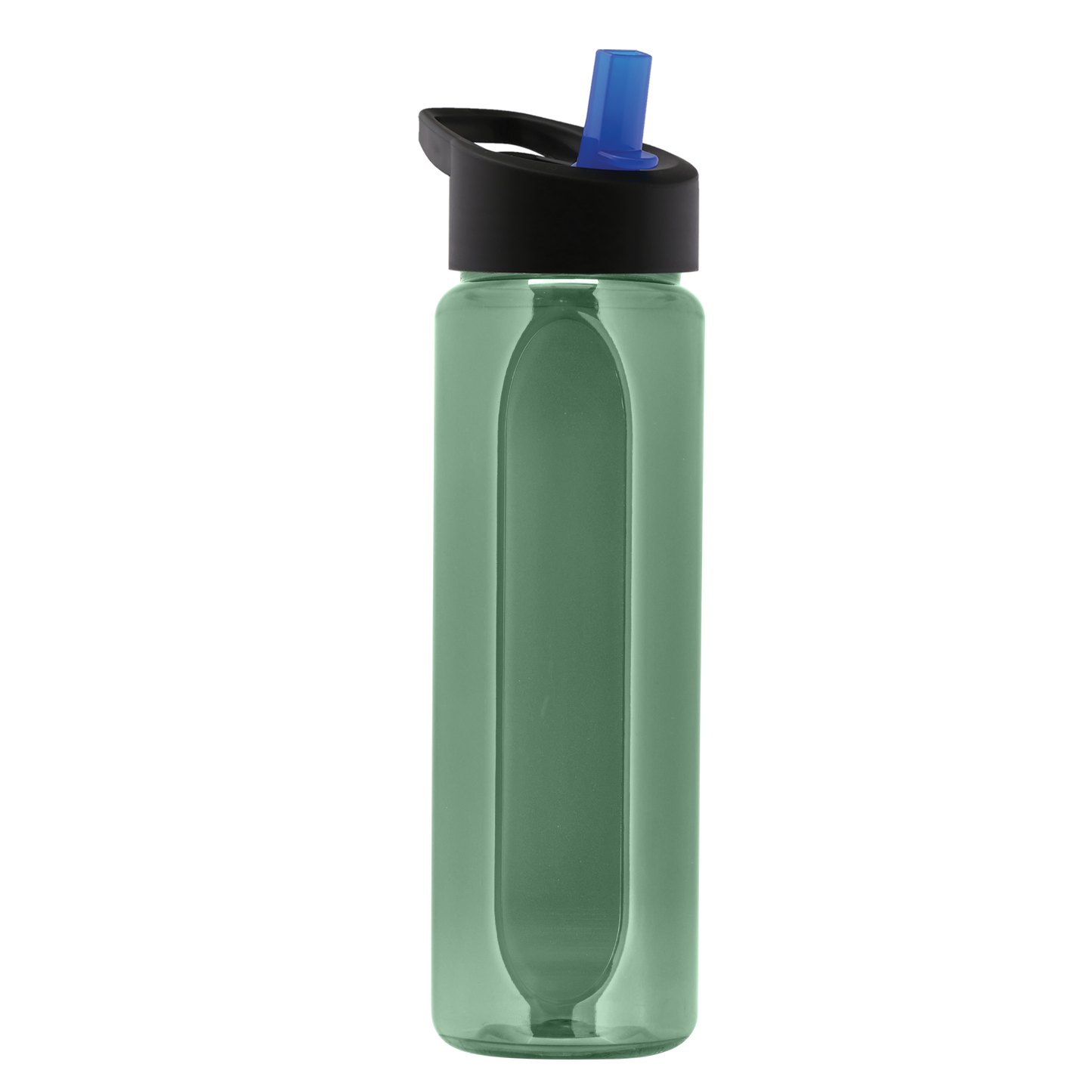 Boss Embossed RPET Bottle with Flip-Straw Lid - 26 oz.