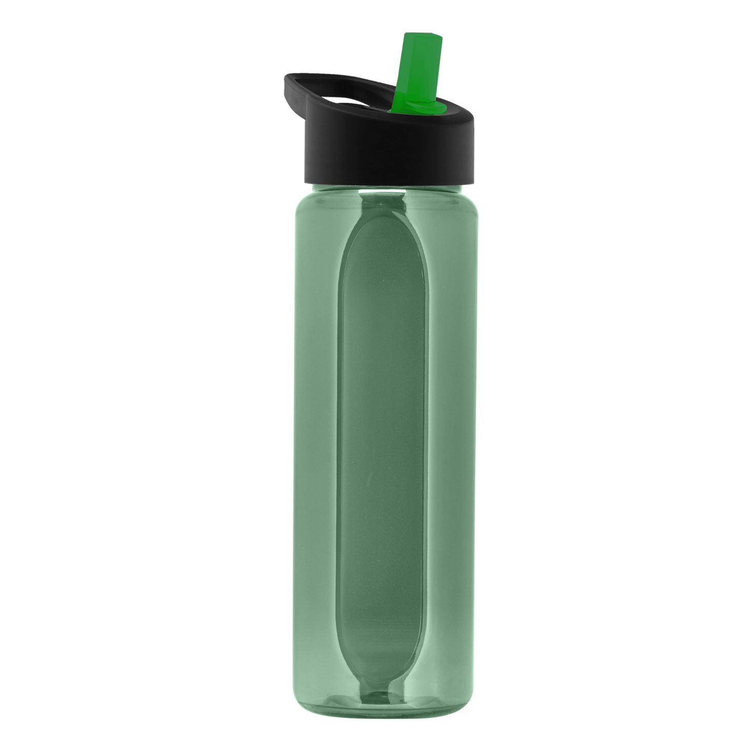 Boss Embossed RPET Bottle with Flip-Straw Lid - 26 oz.