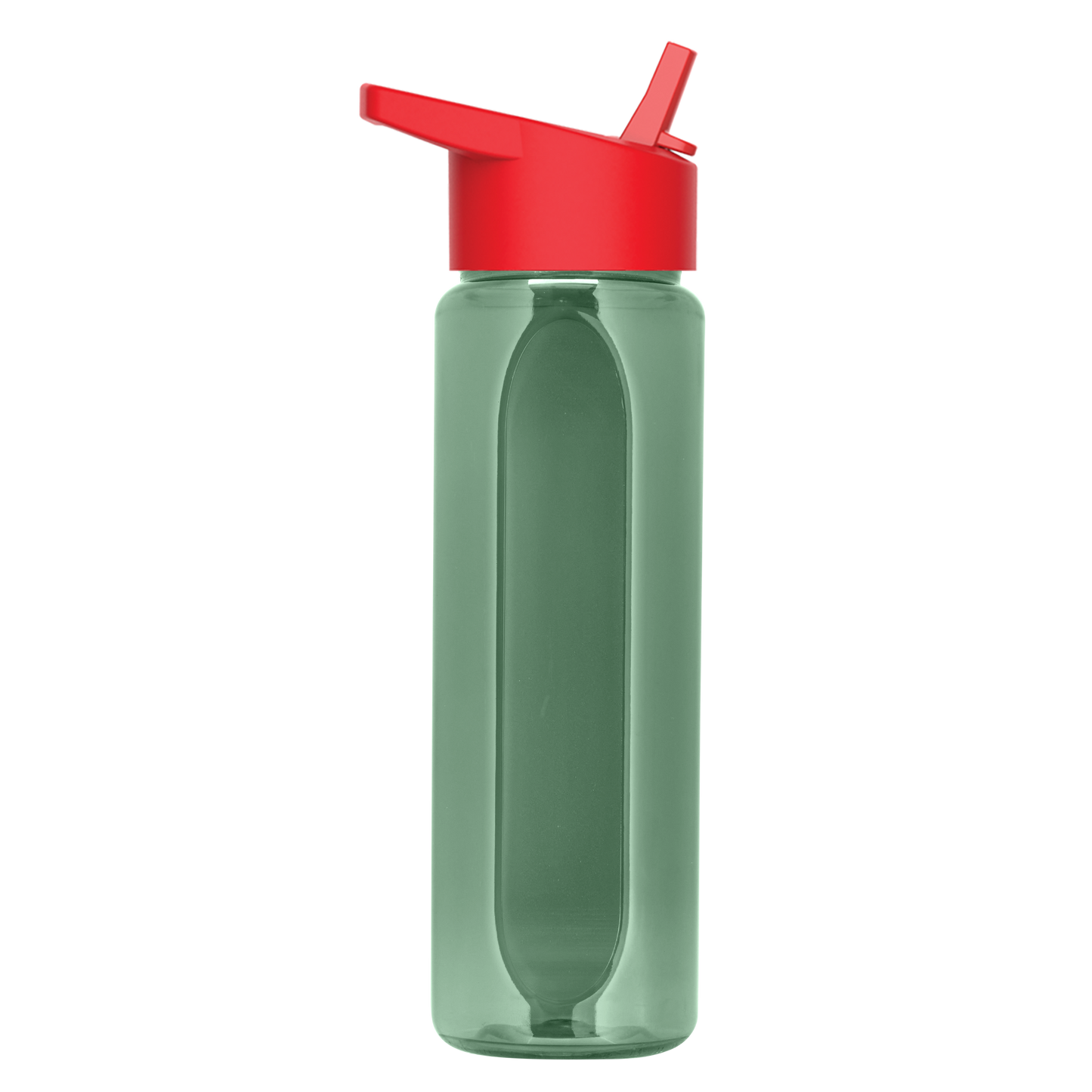Boss Embossed RPET Bottle with Flip-Straw Lid - 26 oz.