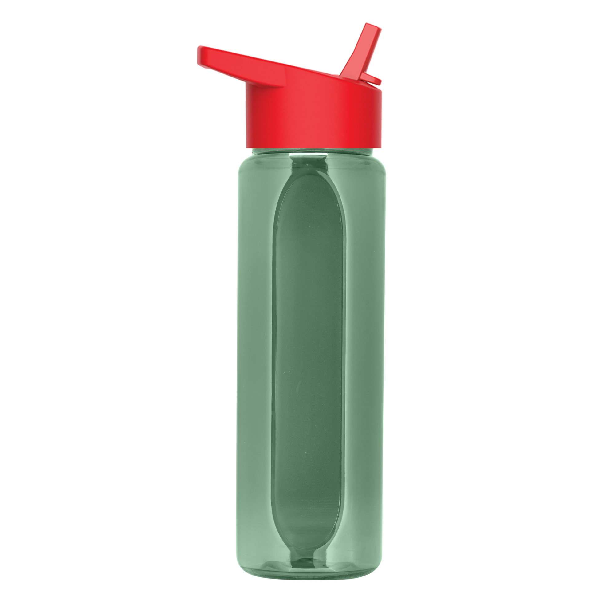 Boss Embossed RPET Bottle with Flip-Straw Lid - 26 oz.