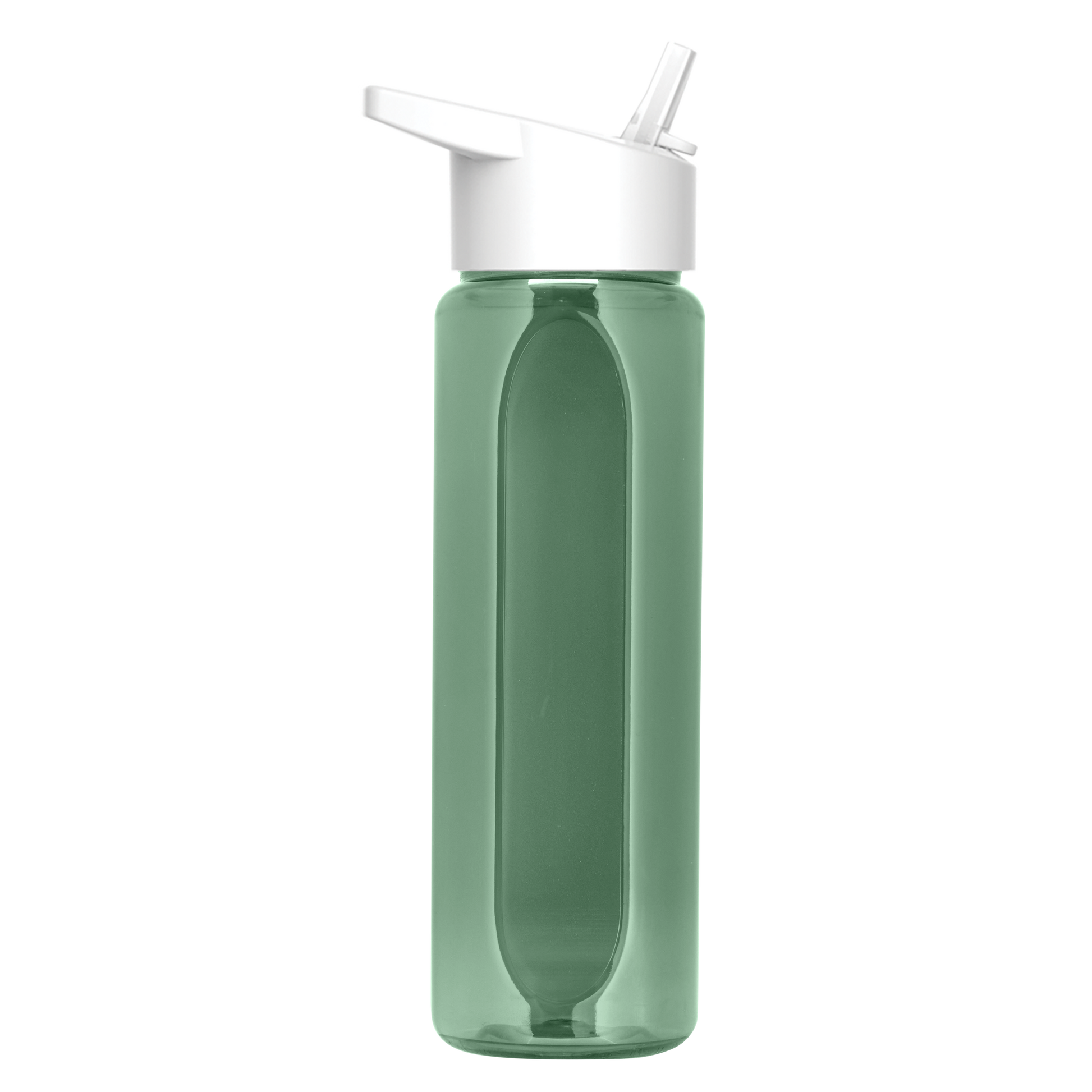 Boss Embossed RPET Bottle with Flip-Straw Lid - 26 oz.