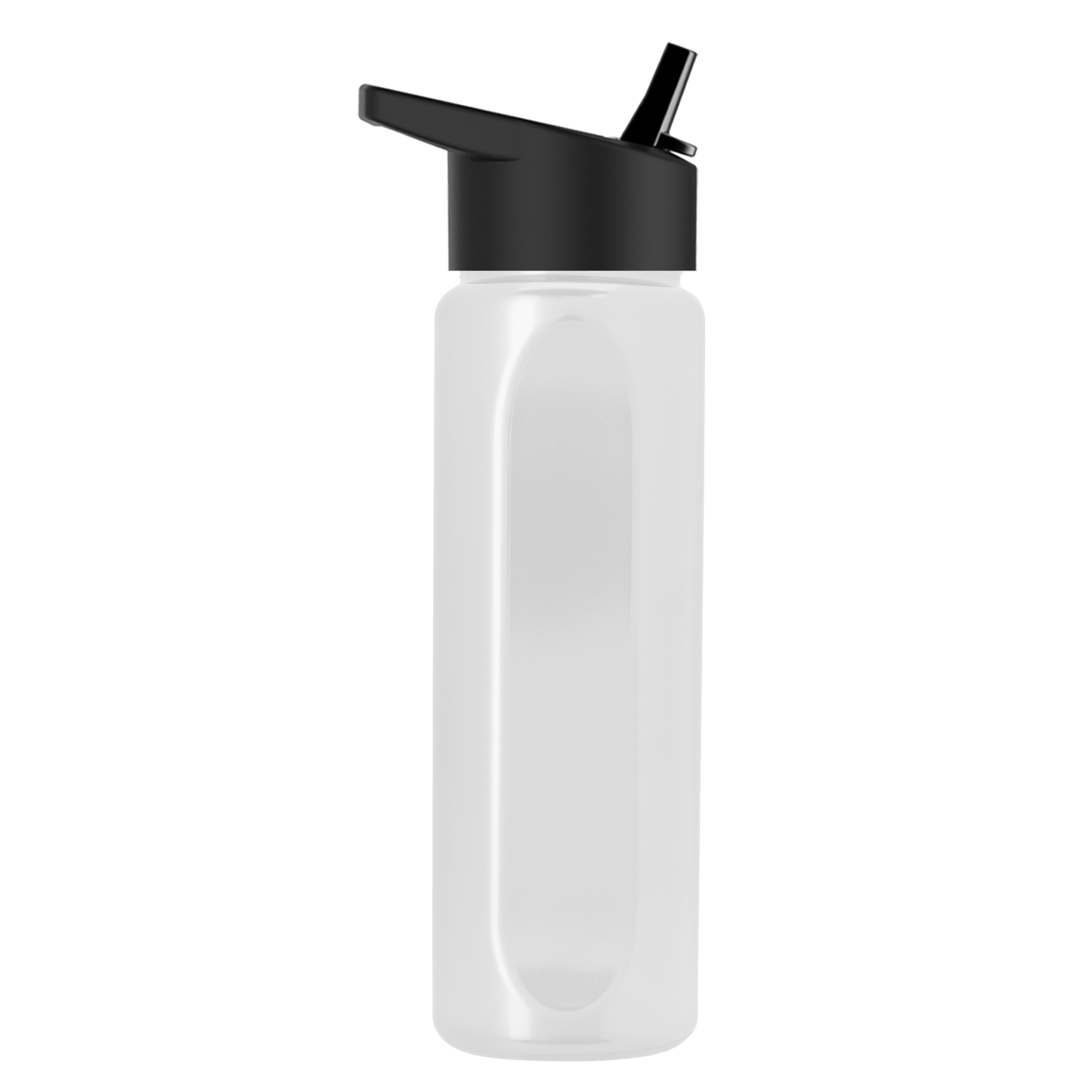 Boss Embossed RPET Bottle with Flip-Straw Lid - 26 oz.