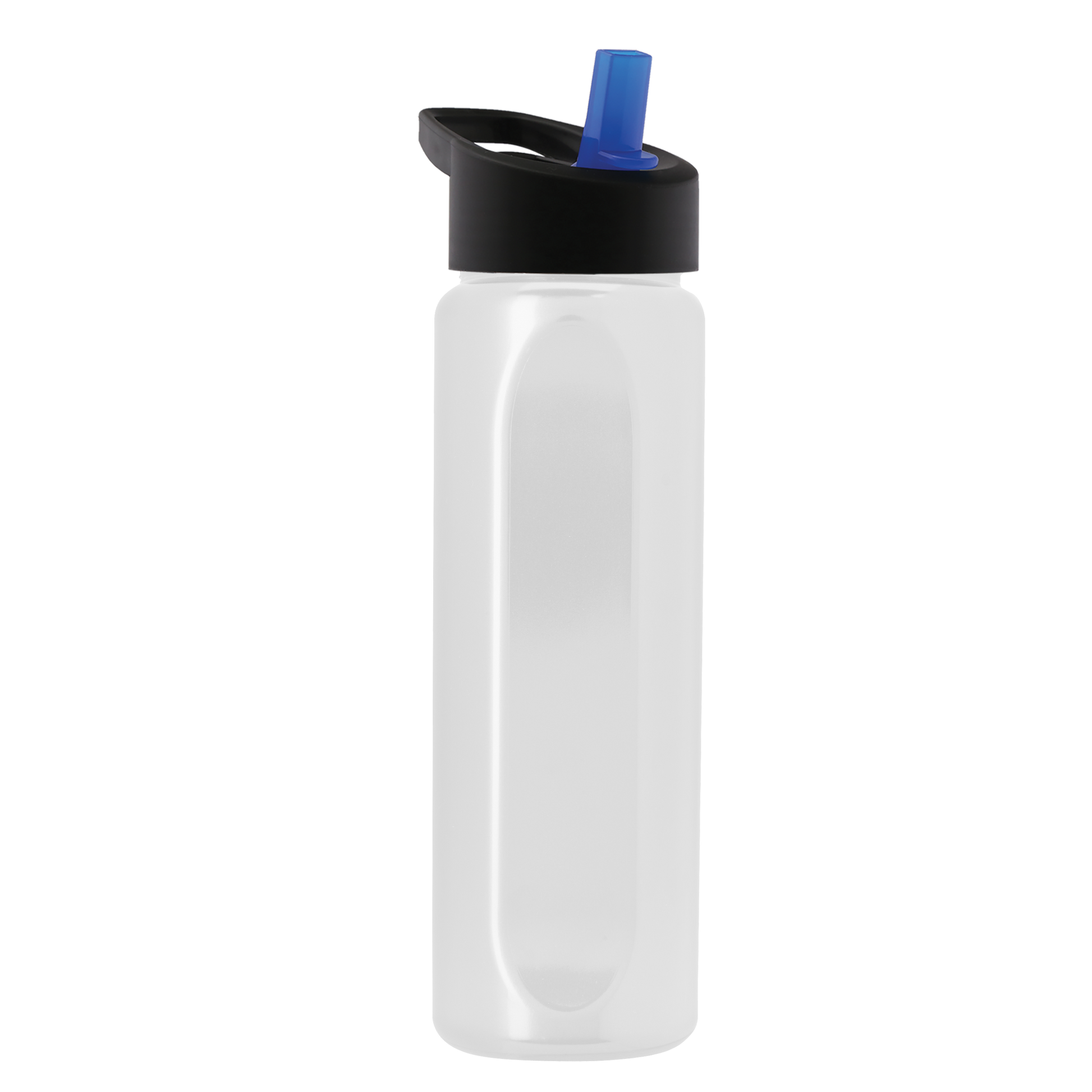 Boss Embossed RPET Bottle with Flip-Straw Lid - 26 oz.