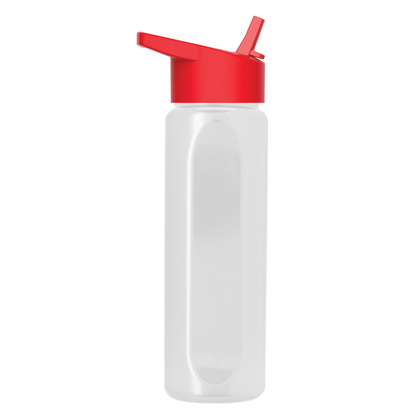Boss Embossed RPET Bottle with Flip-Straw Lid - 26 oz.