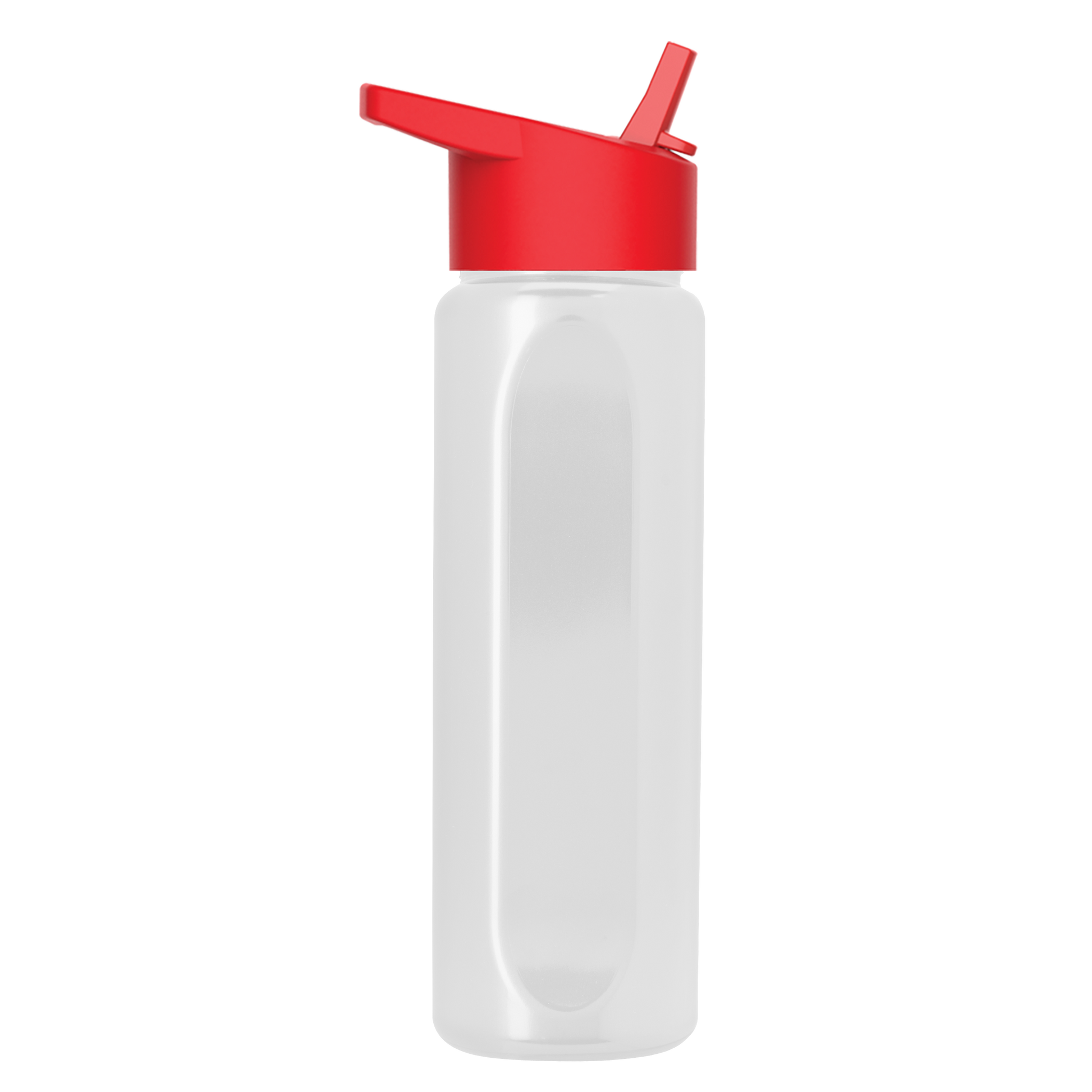 Boss Embossed RPET Bottle with Flip-Straw Lid - 26 oz.