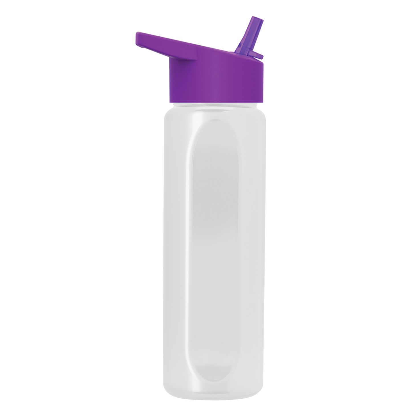 Boss Embossed RPET Bottle with Flip-Straw Lid - 26 oz.