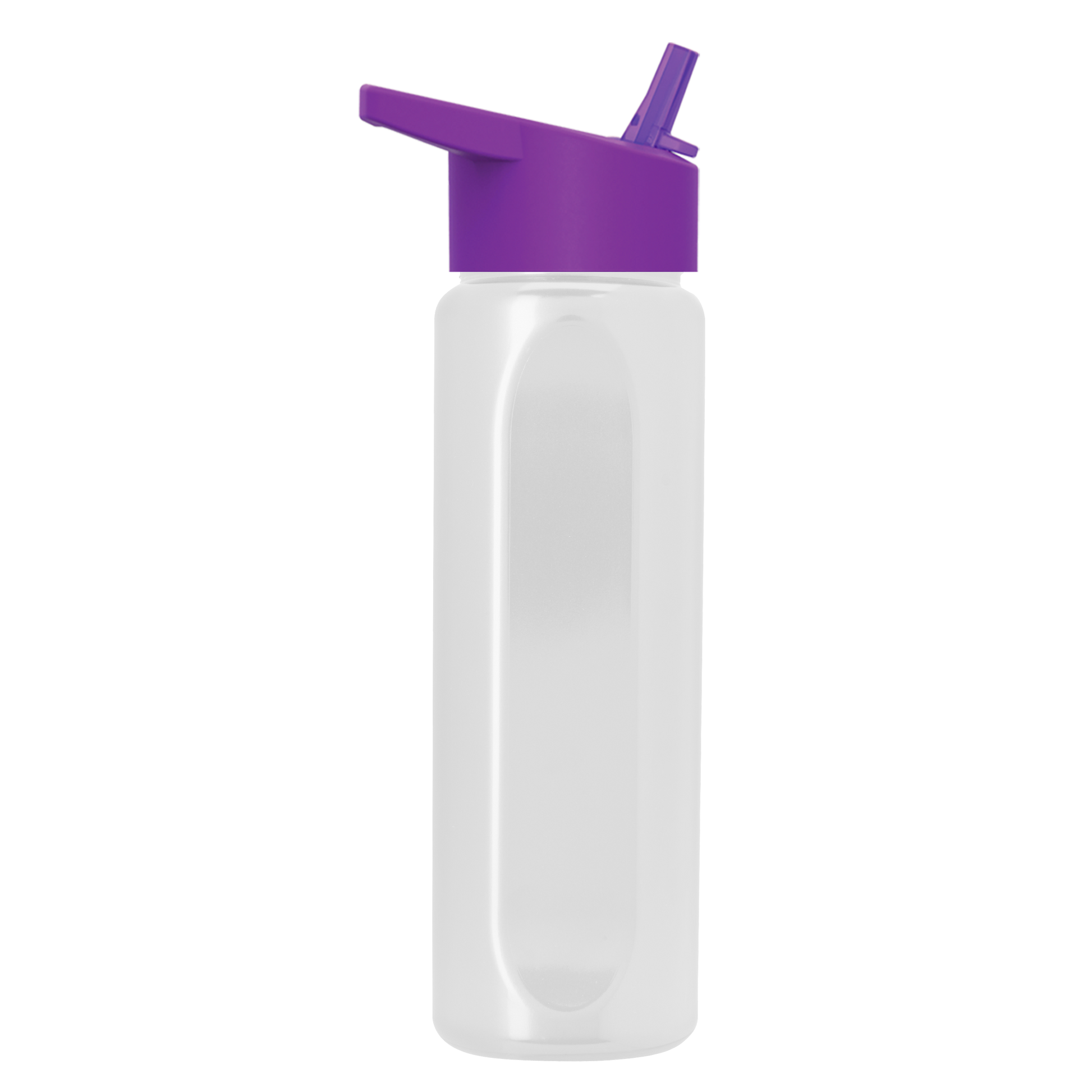 Boss Embossed RPET Bottle with Flip-Straw Lid - 26 oz.
