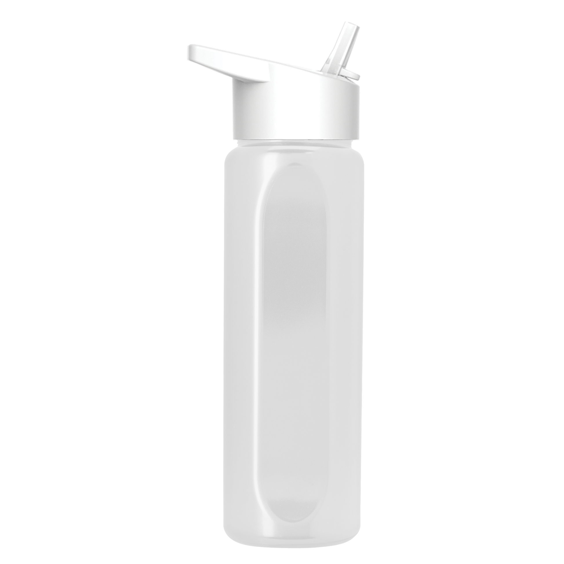 Boss Embossed RPET Bottle with Flip-Straw Lid - 26 oz.