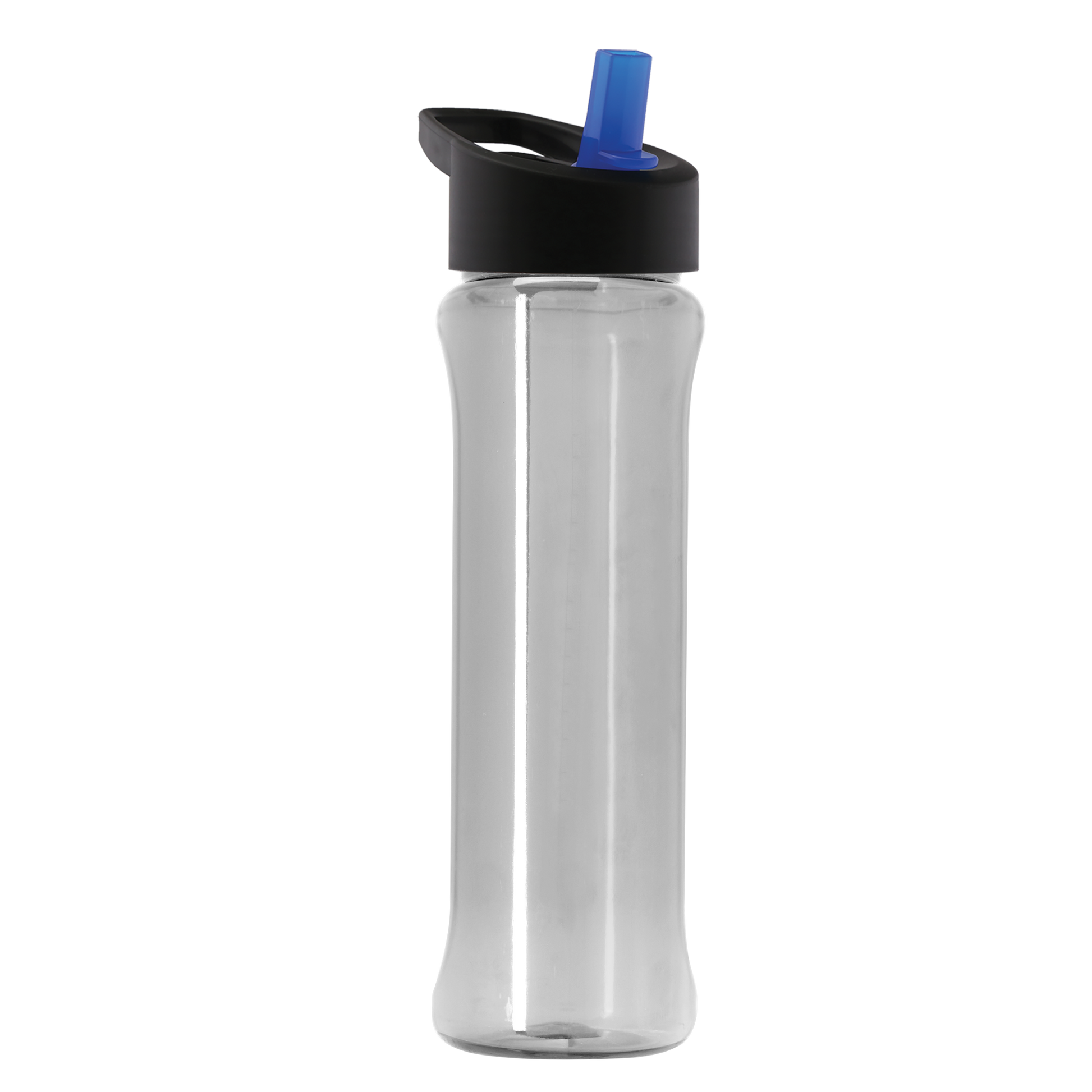 Boss Embossed RPET Bottle with Flip-Straw Lid - 26 oz.