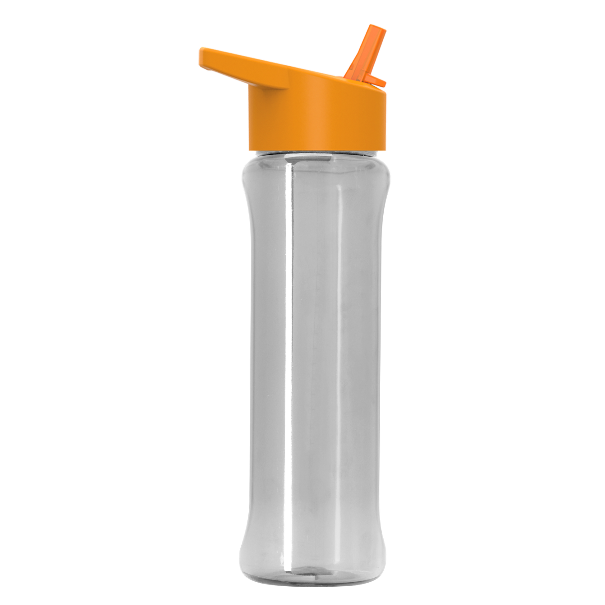 Boss Embossed RPET Bottle with Flip-Straw Lid - 26 oz.