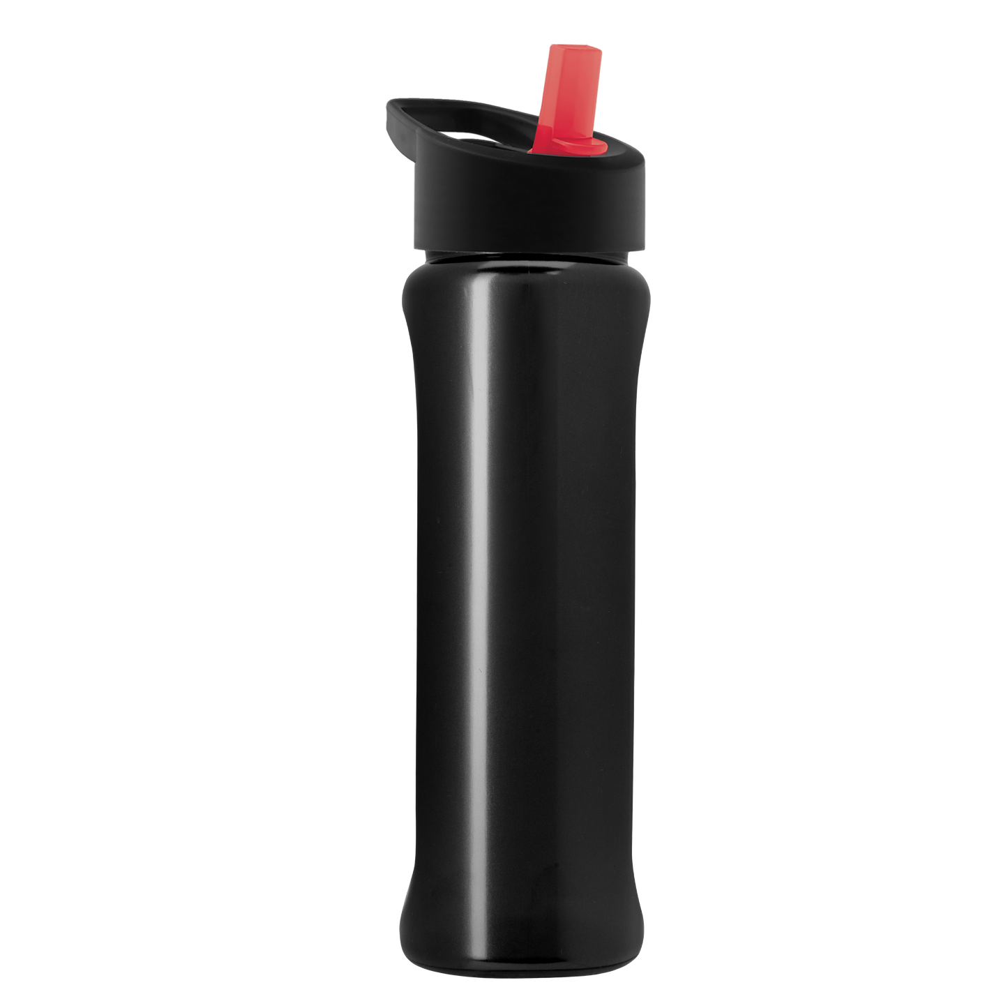 Boss Embossed RPET Bottle with Flip-Straw Lid - 26 oz.