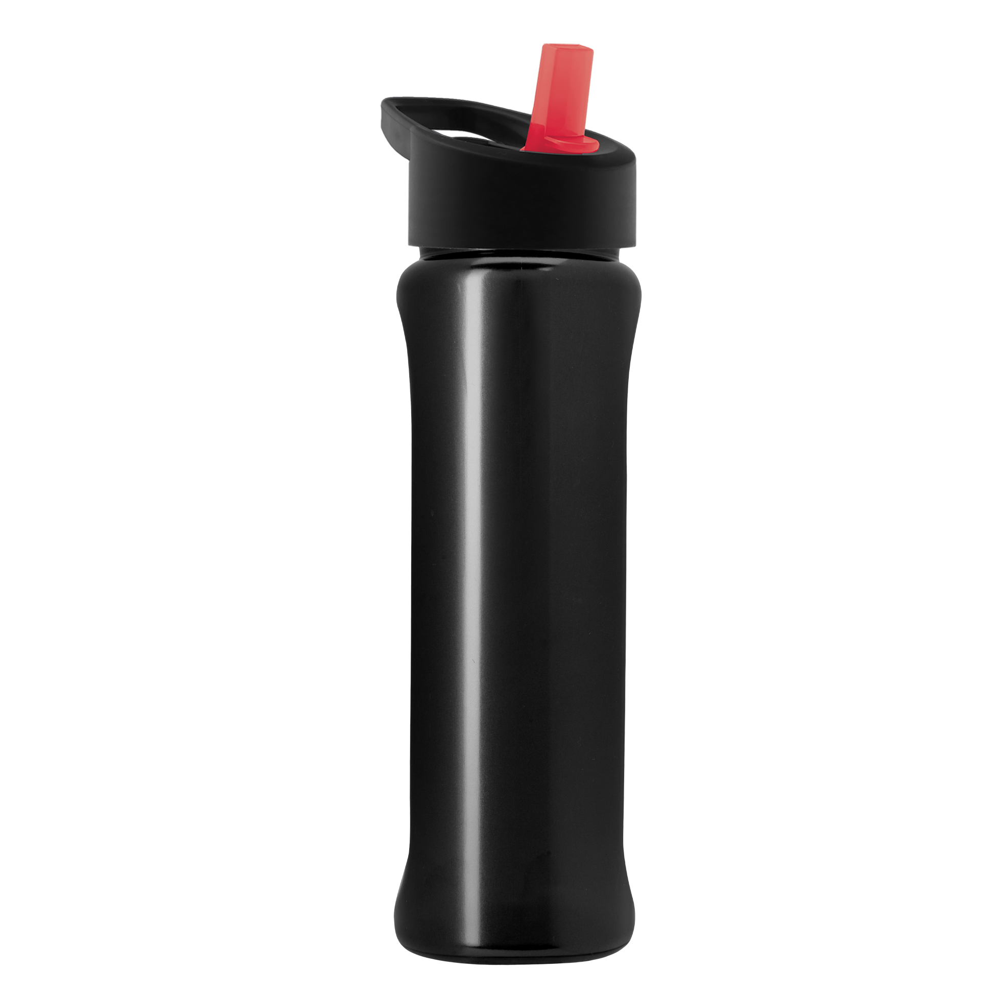 Boss Embossed RPET Bottle with Flip-Straw Lid - 26 oz.