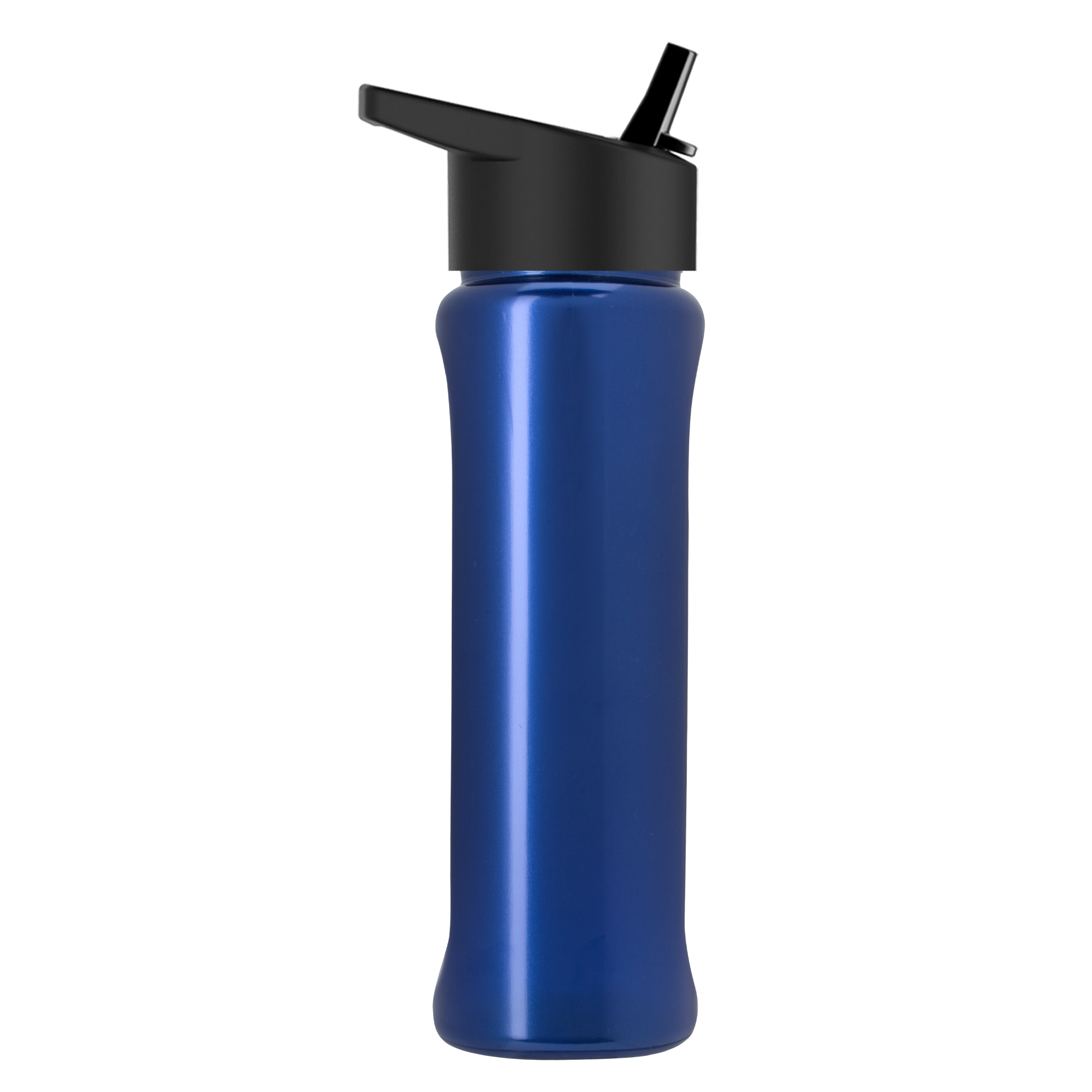 Boss Embossed RPET Bottle with Flip-Straw Lid - 26 oz.