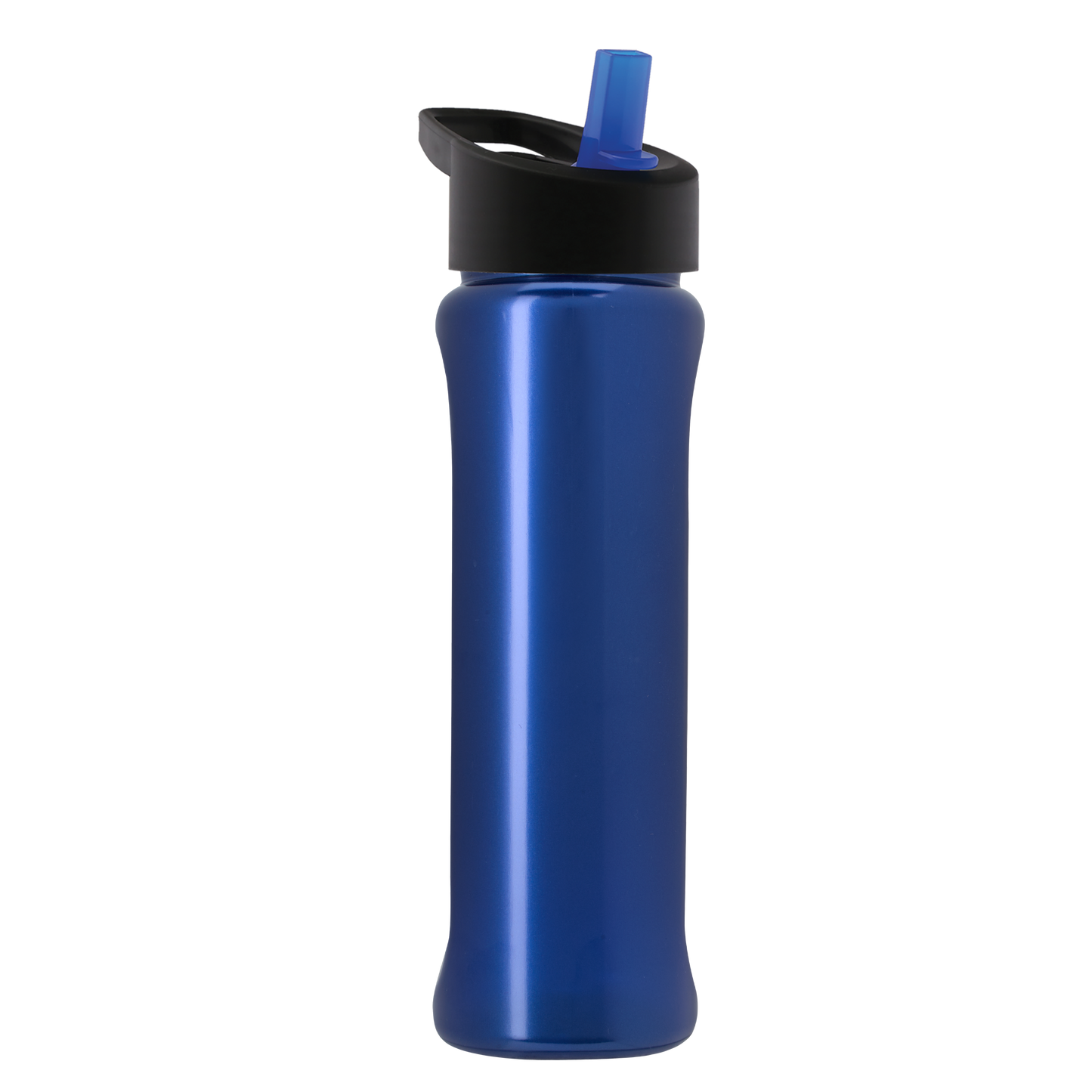 Boss Embossed RPET Bottle with Flip-Straw Lid - 26 oz.