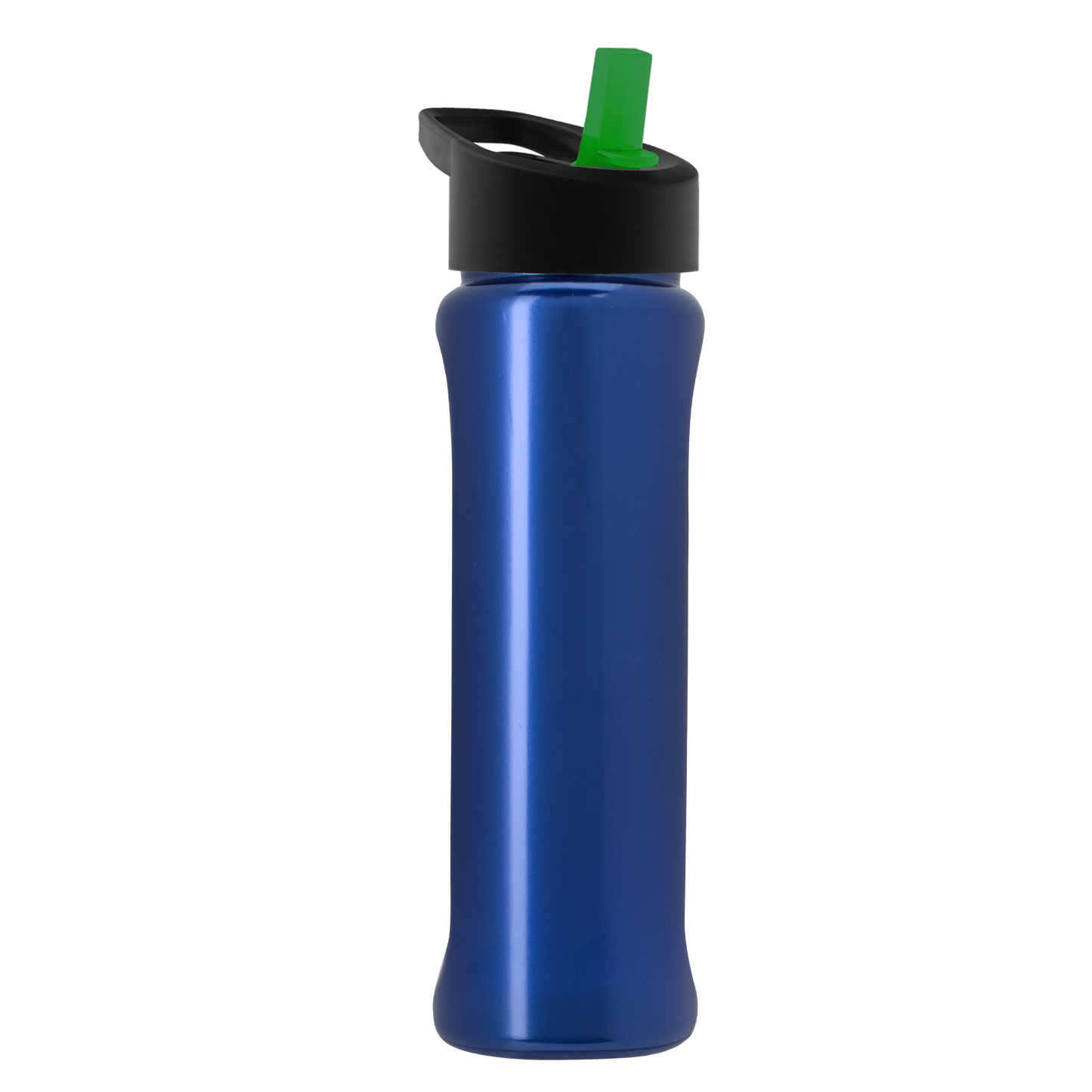 Boss Embossed RPET Bottle with Flip-Straw Lid - 26 oz.