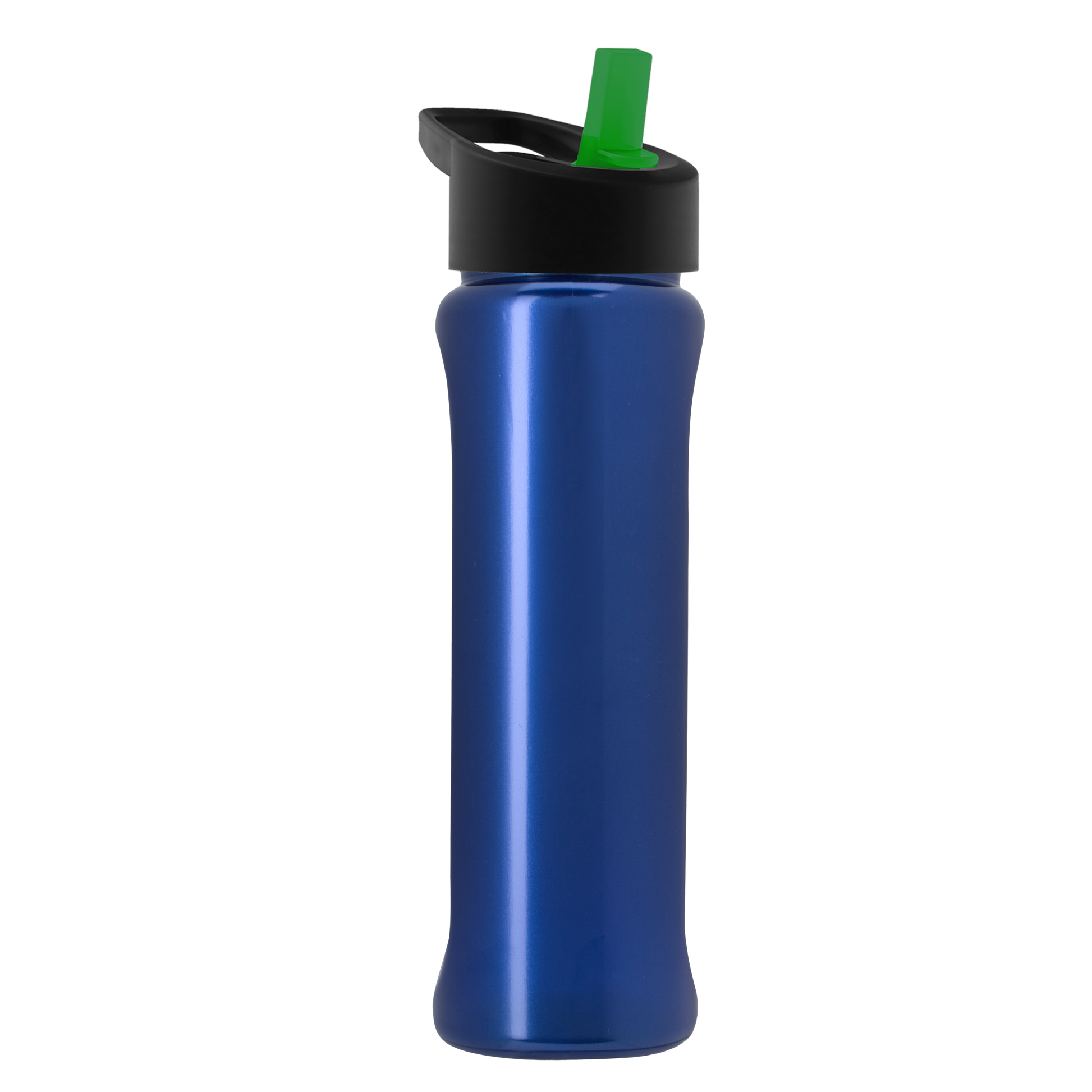 Boss Embossed RPET Bottle with Flip-Straw Lid - 26 oz.