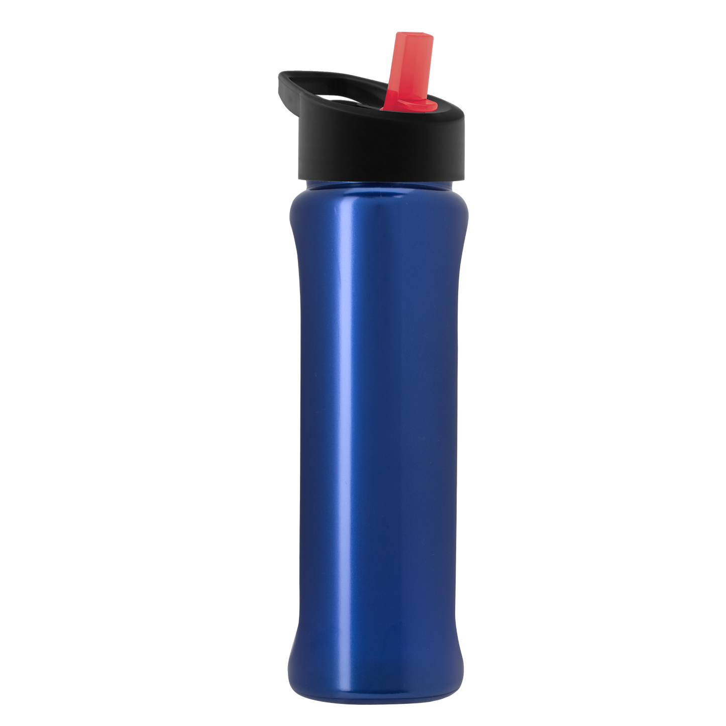 Boss Embossed RPET Bottle with Flip-Straw Lid - 26 oz.