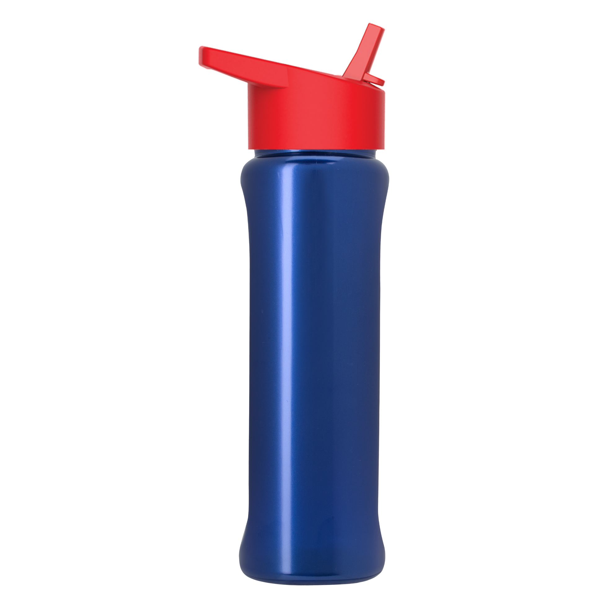 Boss Embossed RPET Bottle with Flip-Straw Lid - 26 oz.