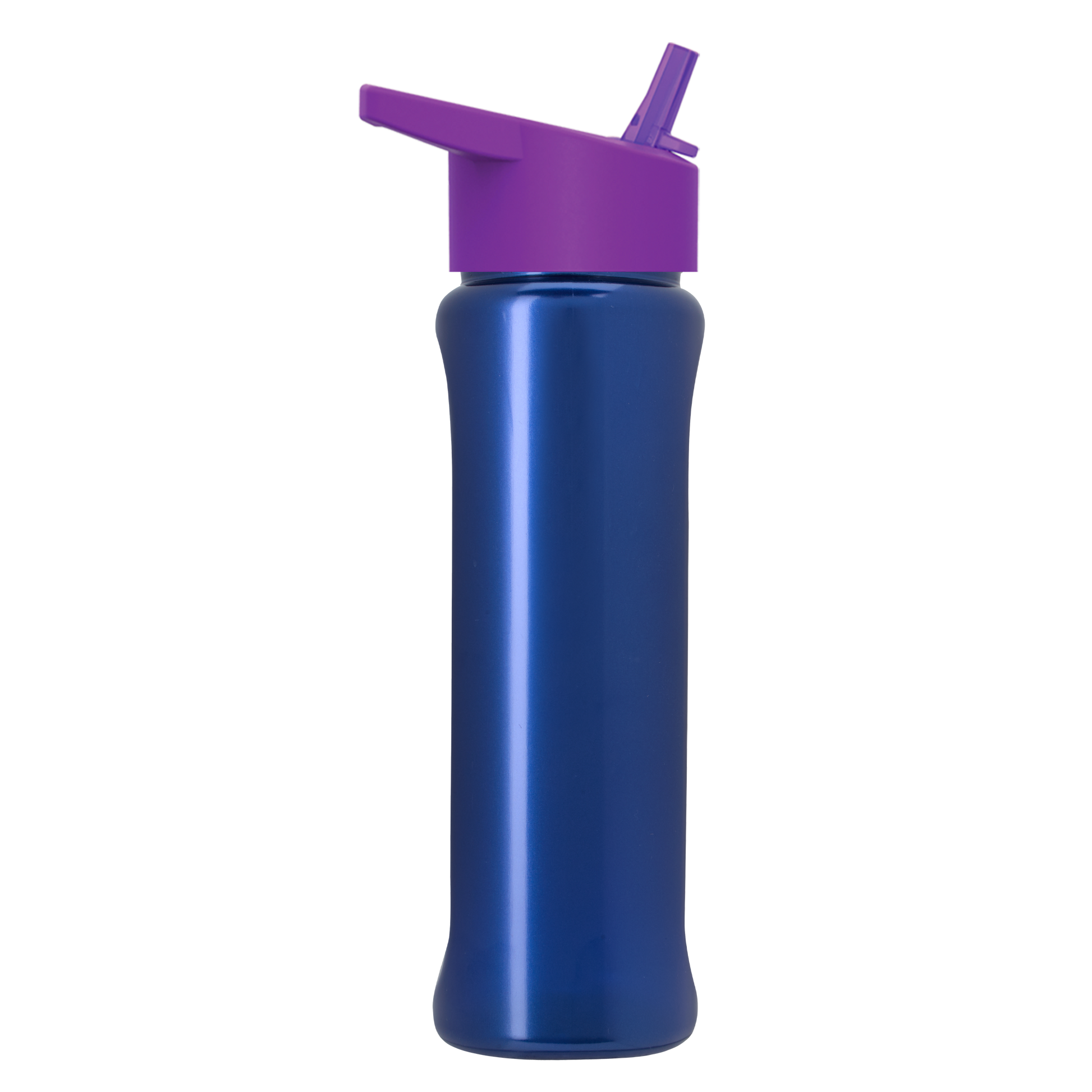 Boss Embossed RPET Bottle with Flip-Straw Lid - 26 oz.
