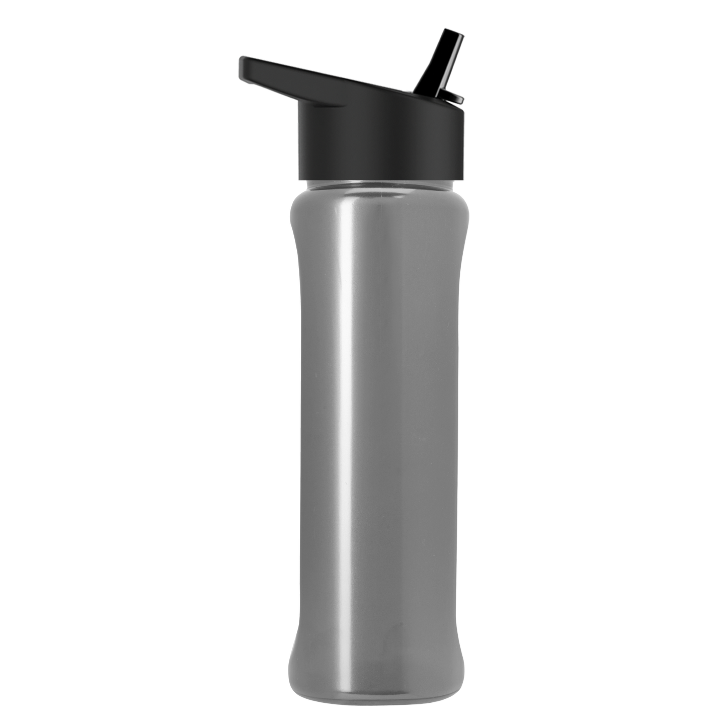 Boss Embossed RPET Bottle with Flip-Straw Lid - 26 oz.