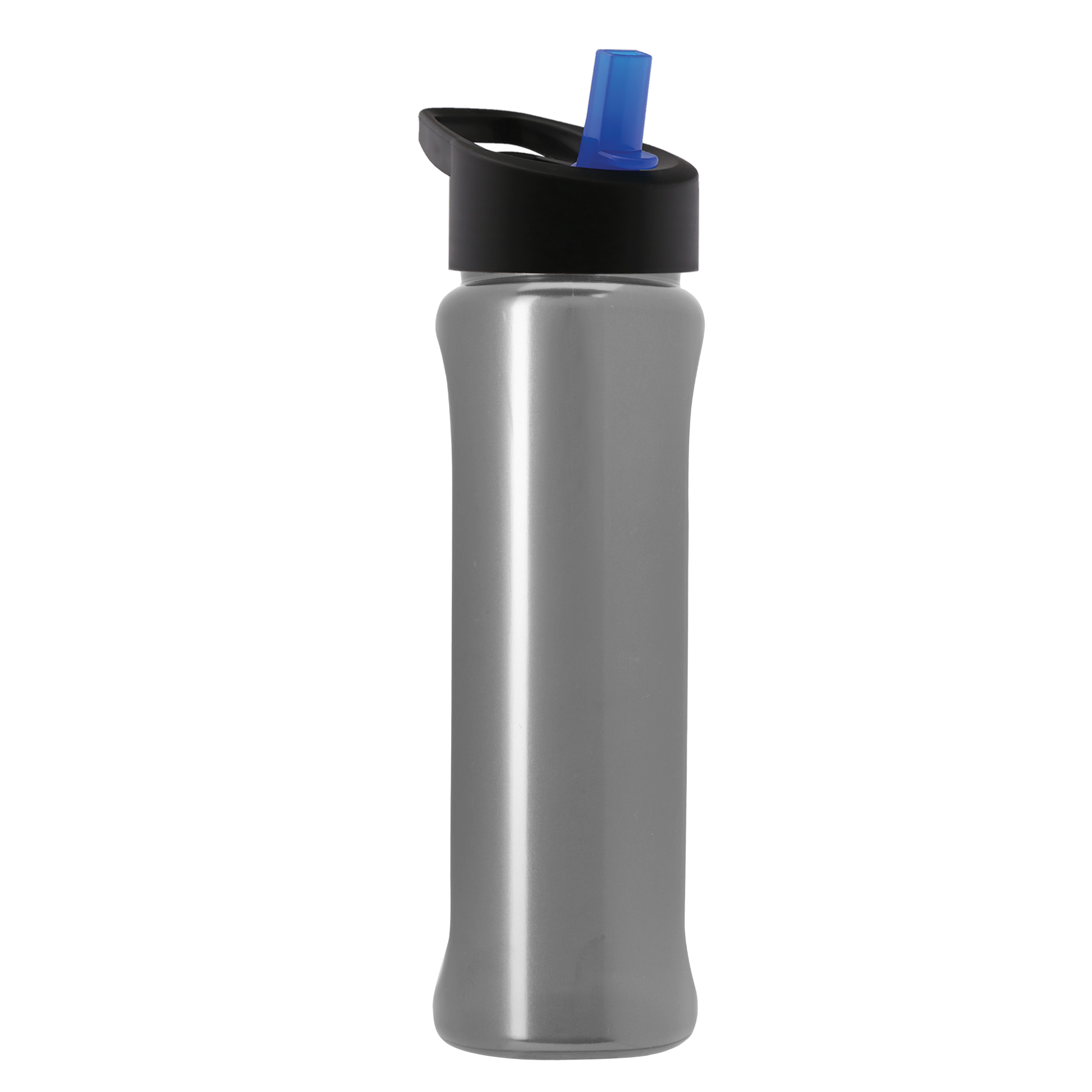 Boss Embossed RPET Bottle with Flip-Straw Lid - 26 oz.
