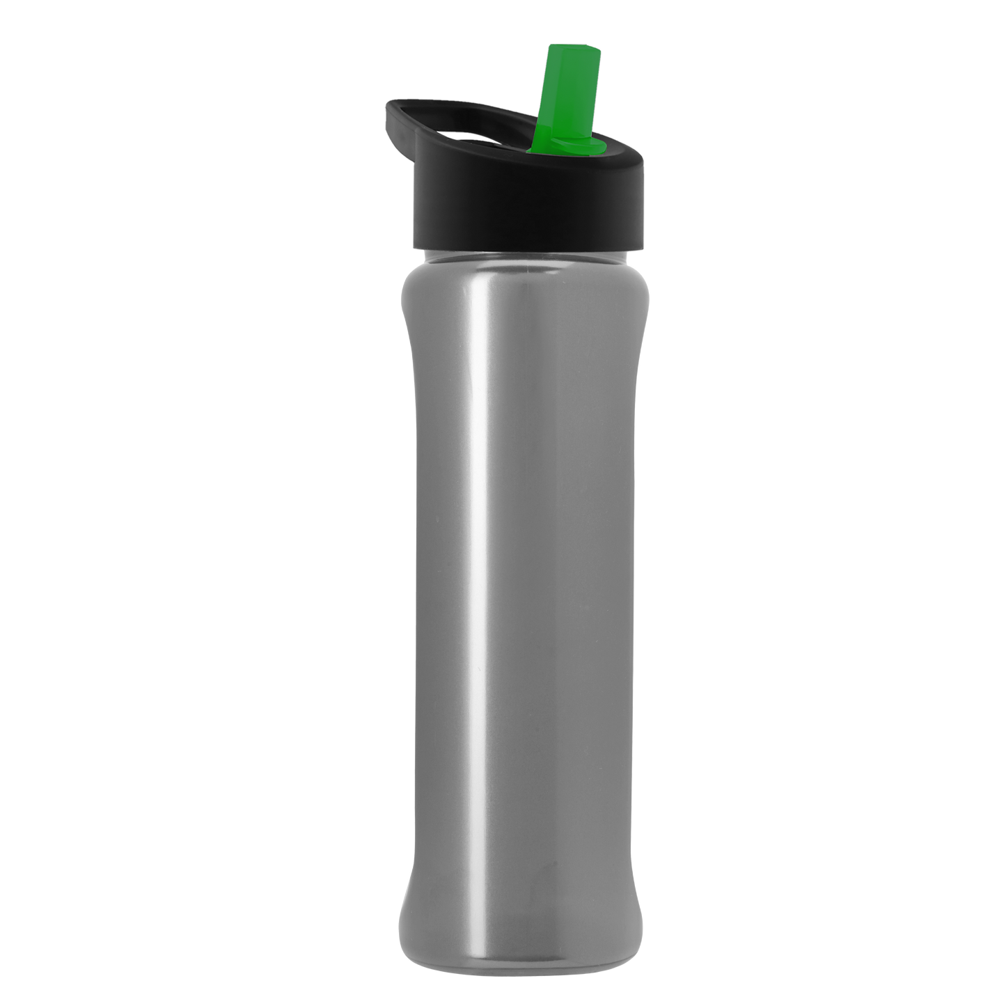 Boss Embossed RPET Bottle with Flip-Straw Lid - 26 oz.