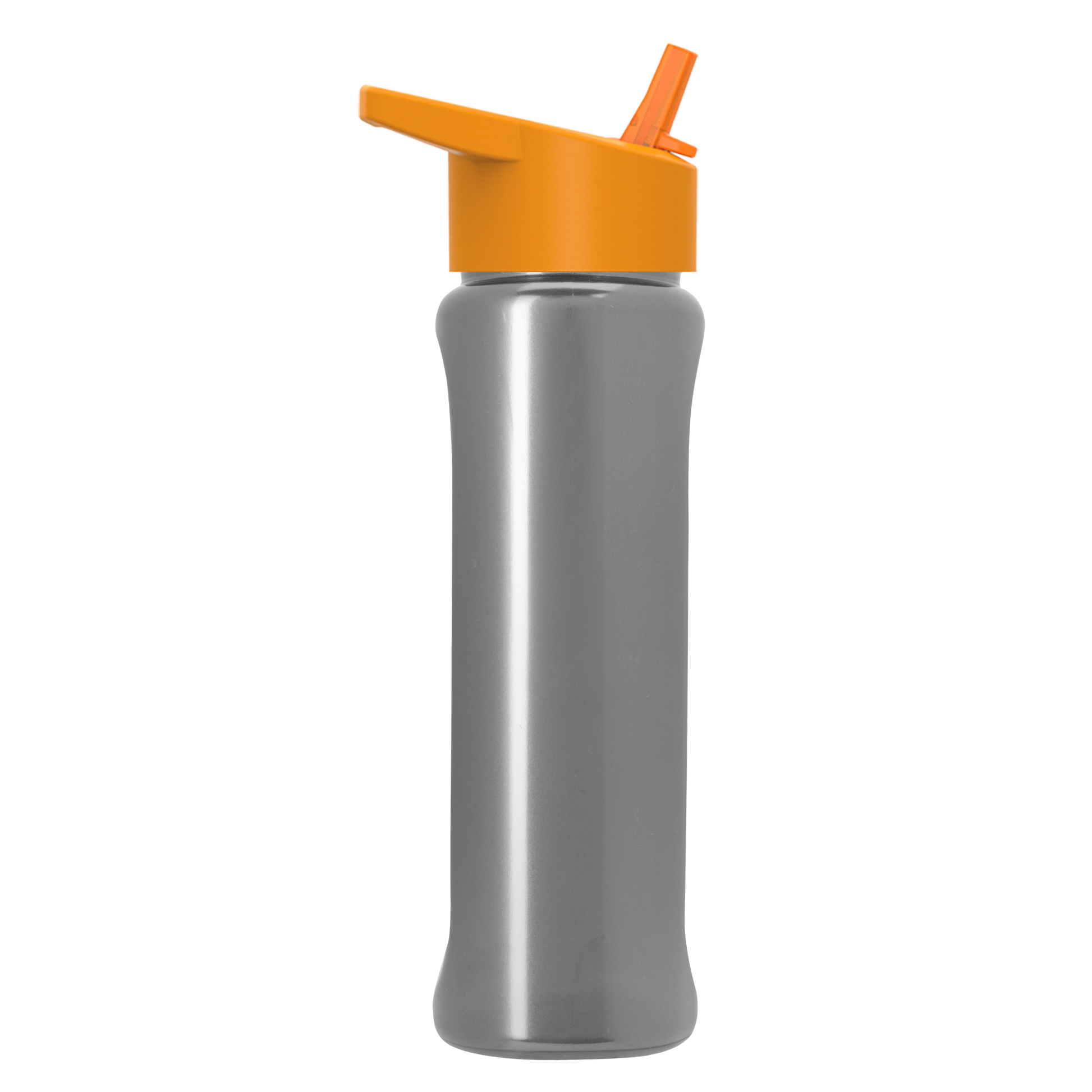 Boss Embossed RPET Bottle with Flip-Straw Lid - 26 oz.