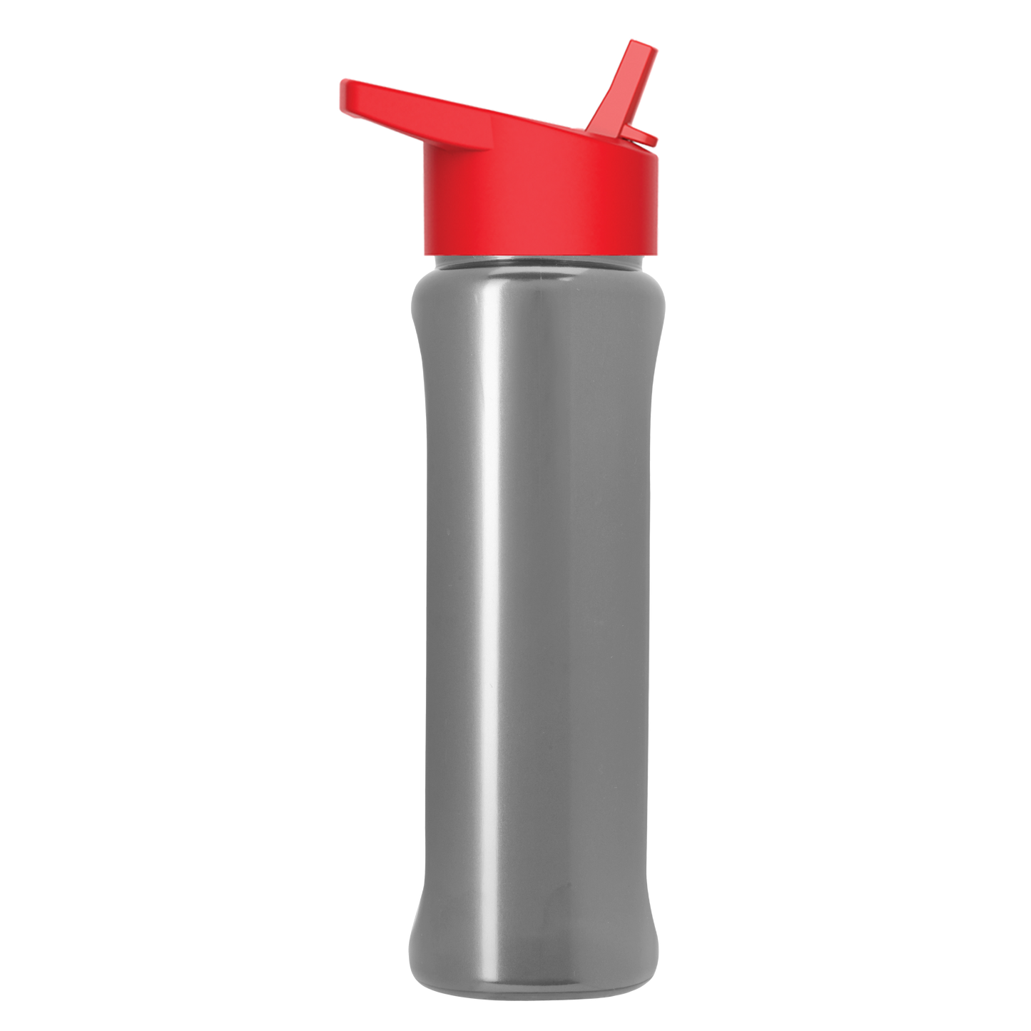 Boss Embossed RPET Bottle with Flip-Straw Lid - 26 oz.